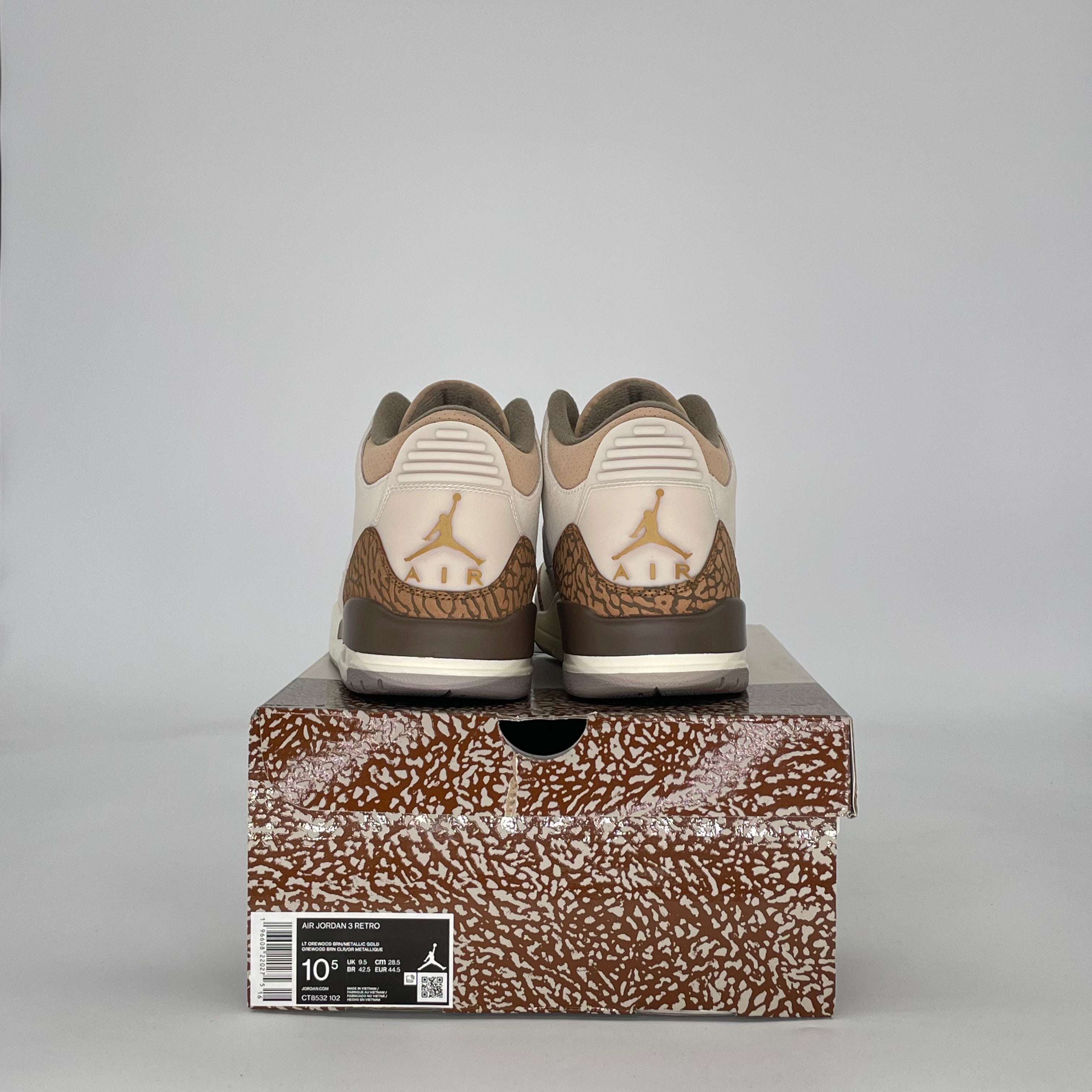 AIR JORDAN 3 PALOMINO CT8532-102 SIZE 10.5/12W