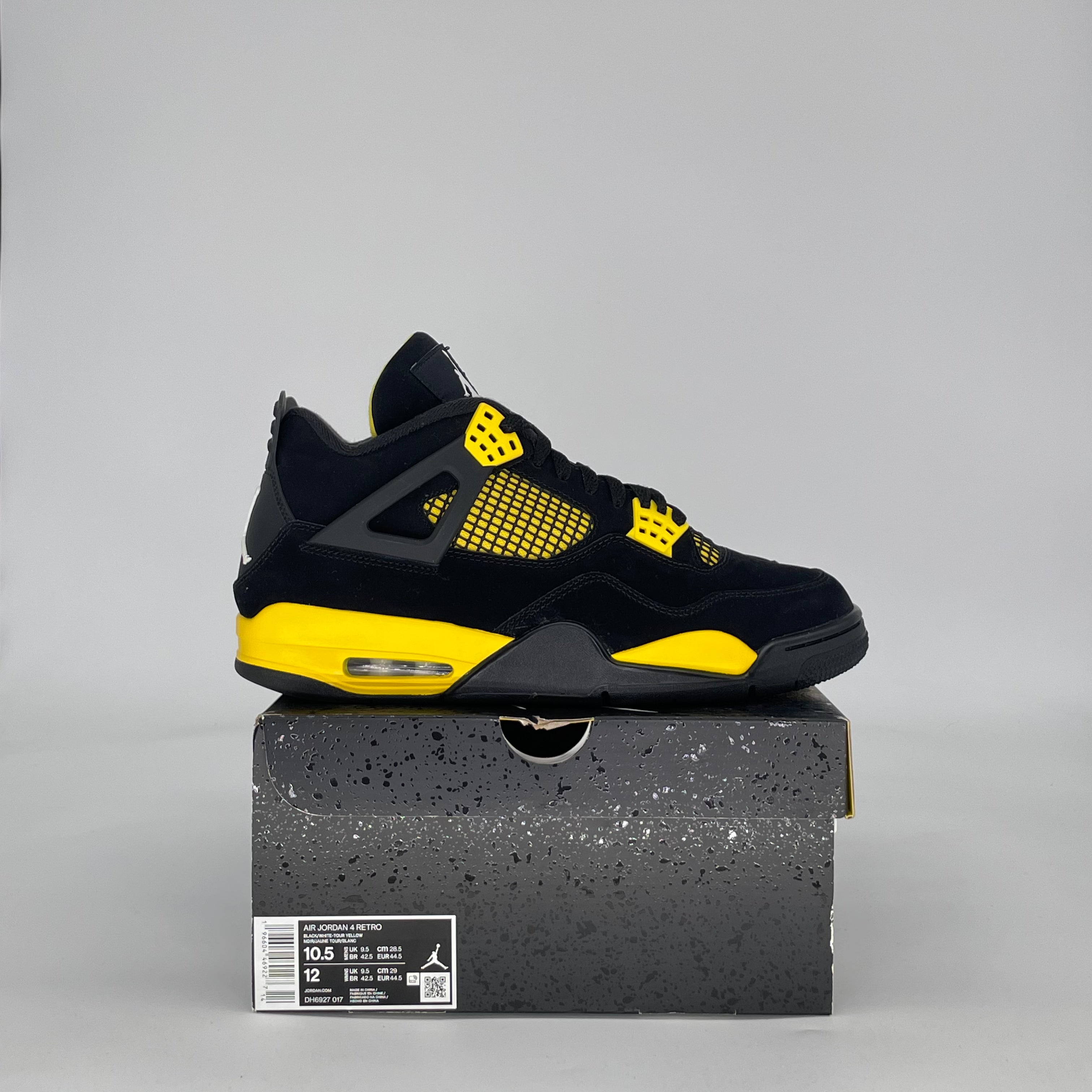 AIR JORDAN 4 THUNDER DH6927-017 SIZE 10.5/12W