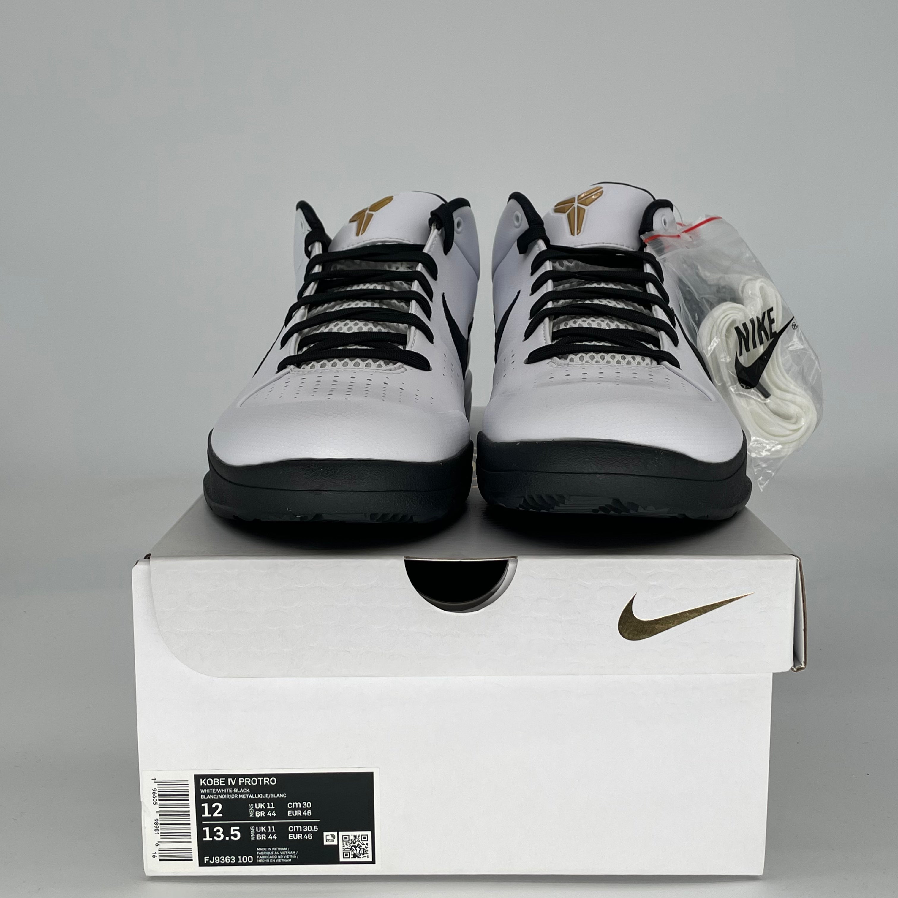 NIKE KOBE 4 PROTRO MAMBACITA GIGI FJ9363-100 SIZE 12/13.5W