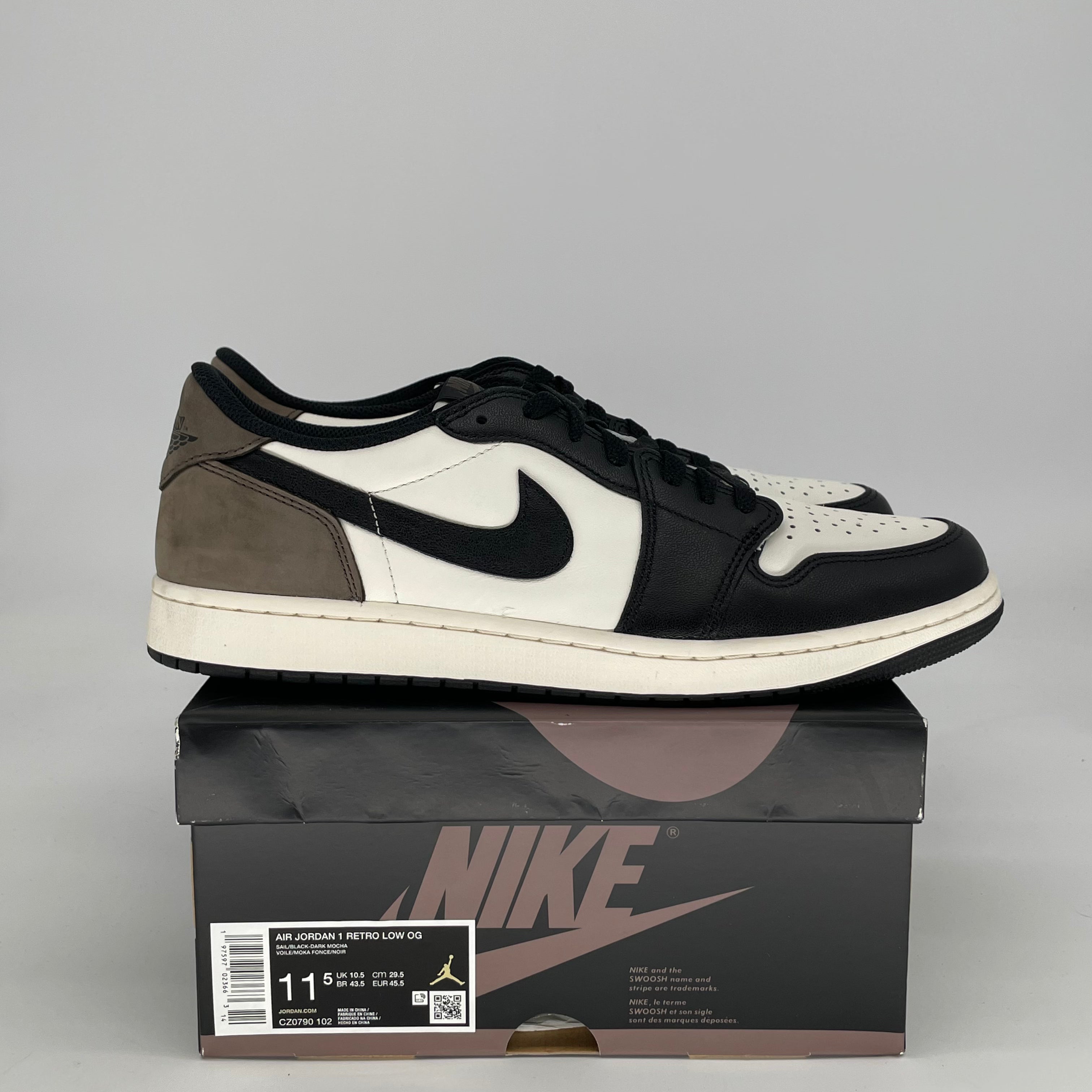 AIR JORDAN 1 LOW MOCHA CZ0790-102 SIZE 11.5/13W