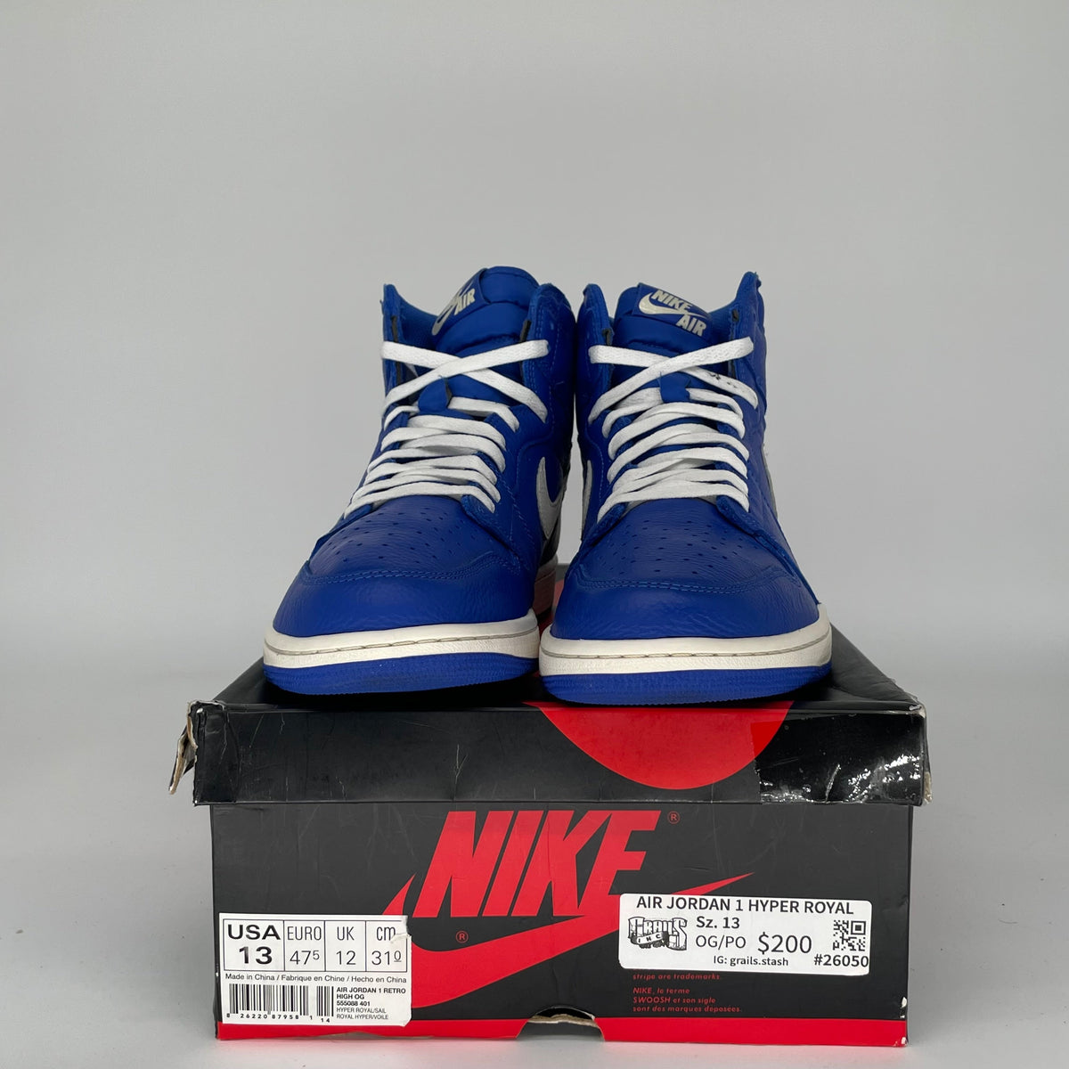 Jordan 1 Retro High Hyper Royal