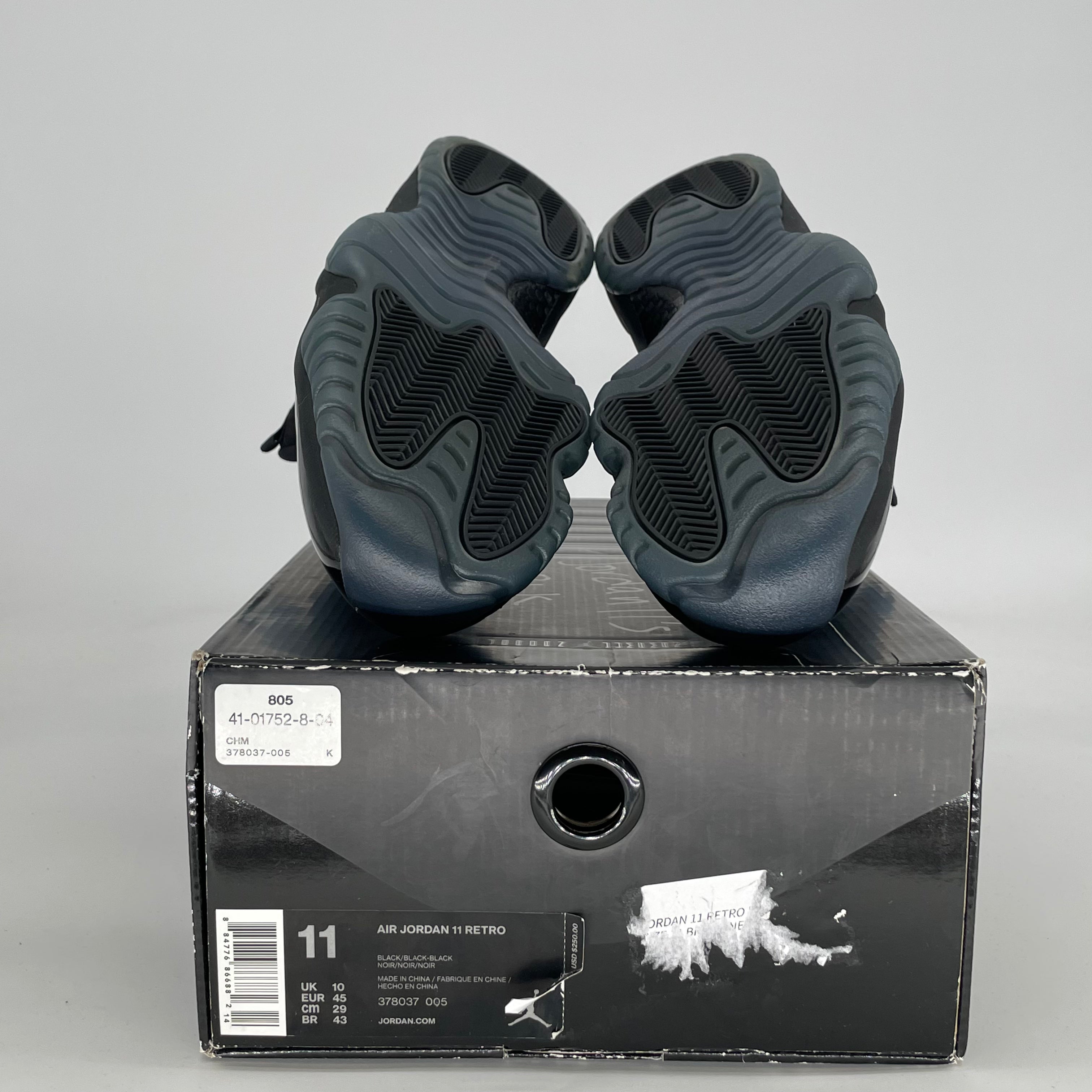 AIR JORDAN 11 CAP AND GOWN 378037-005 SIZE 11/12.5W