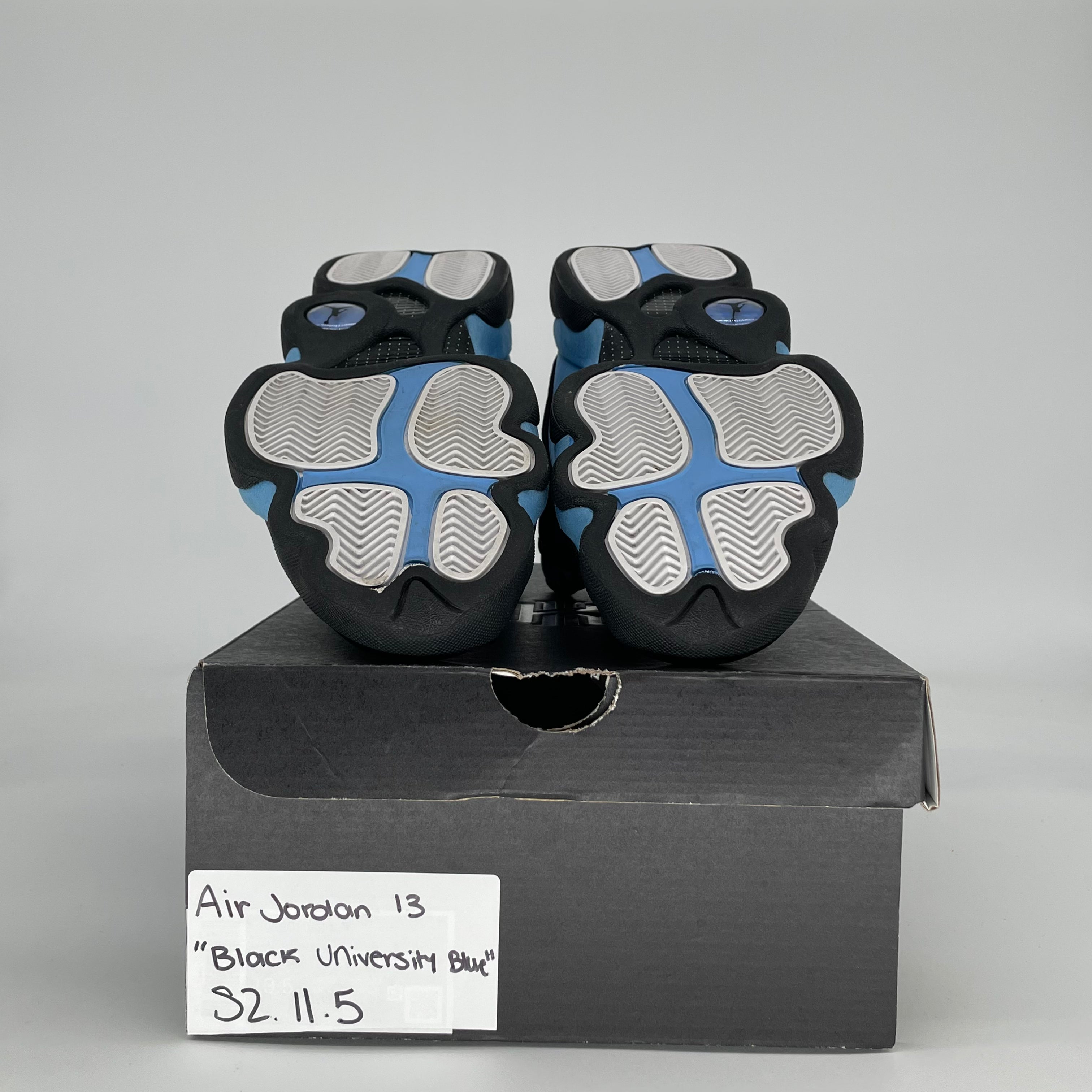 AIR JORDAN 13 BLACK UNIVERSITY BLUE DJ5982-041 SIZE 11.5/13W