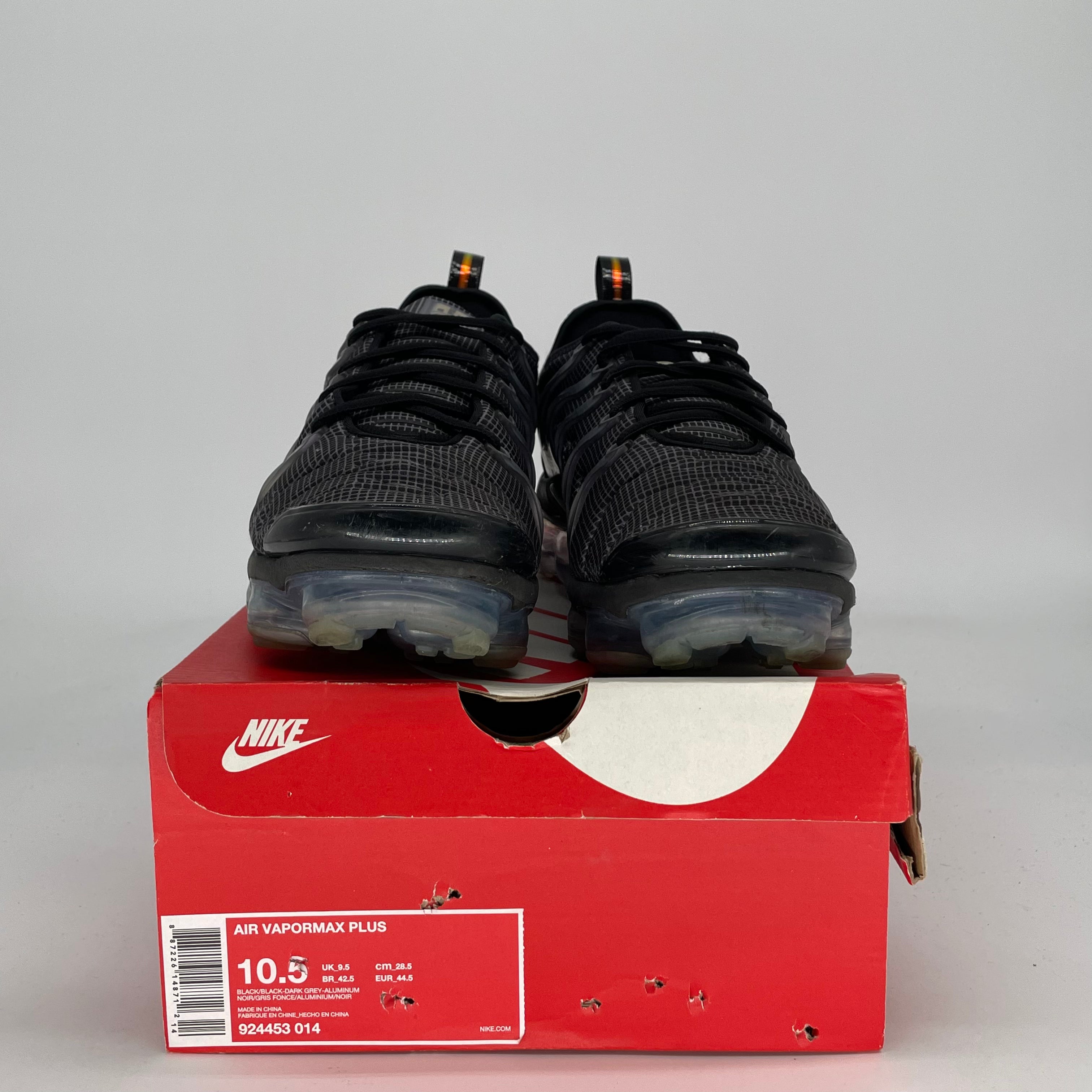 NIKE AIR VAPORMAX PLUS EGGPLANT 924453-014 SIZE 10.5/12W