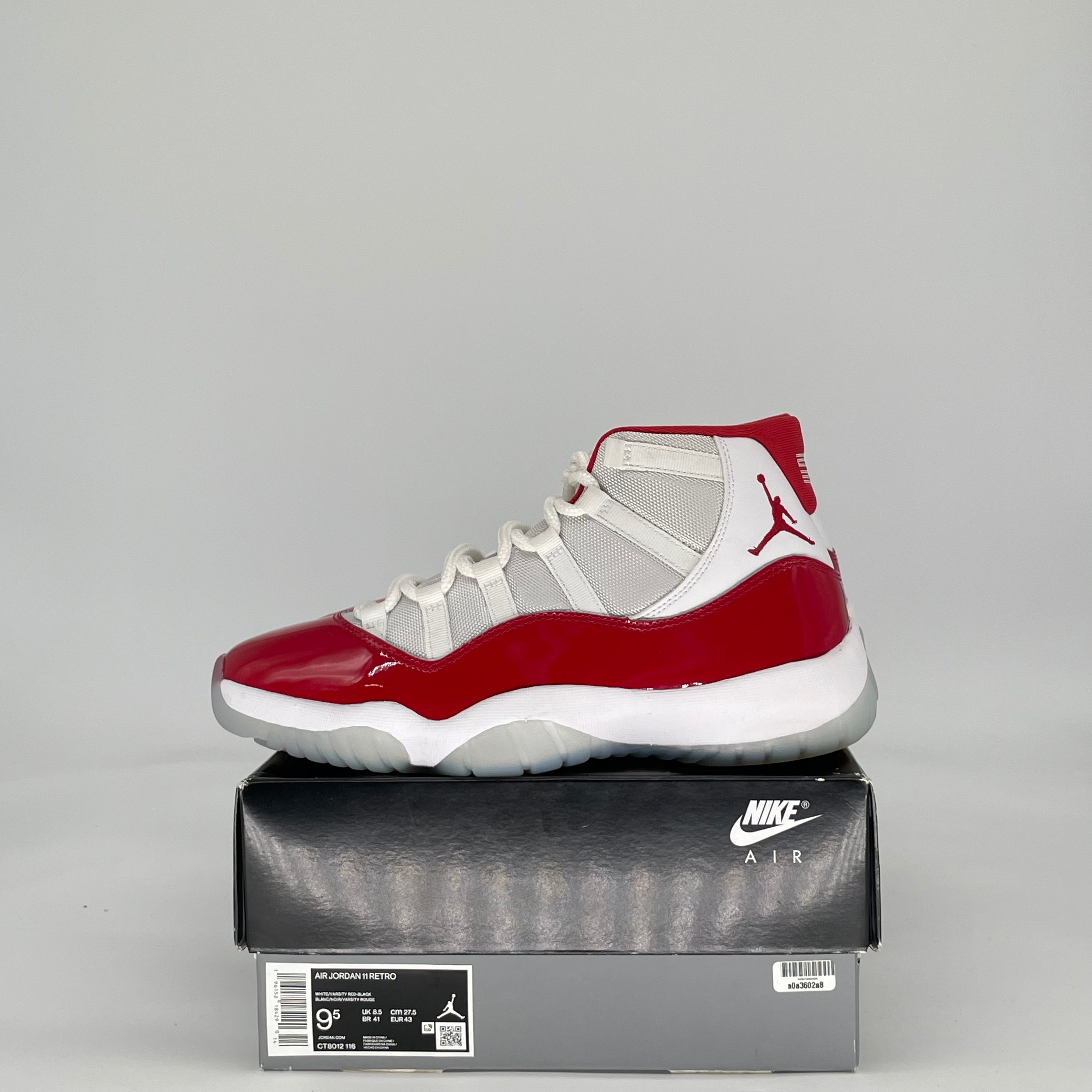 AIR JORDAN 11 CHERRY (2022) CT8012-116 SIZE 9.5/11W