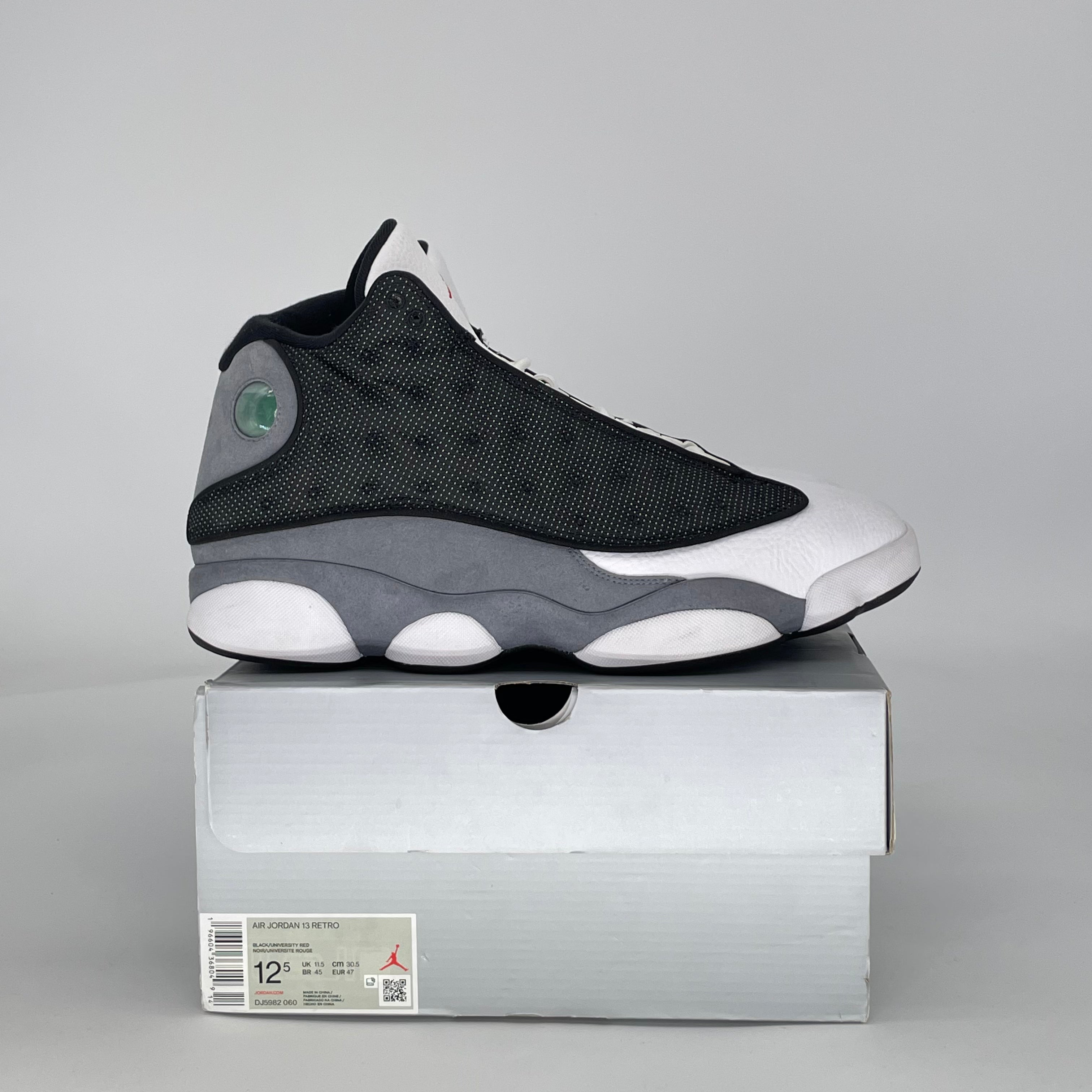 AIR JORDAN 13 BLACK FLINT DJ5982-060 SIZE 12.5/14W