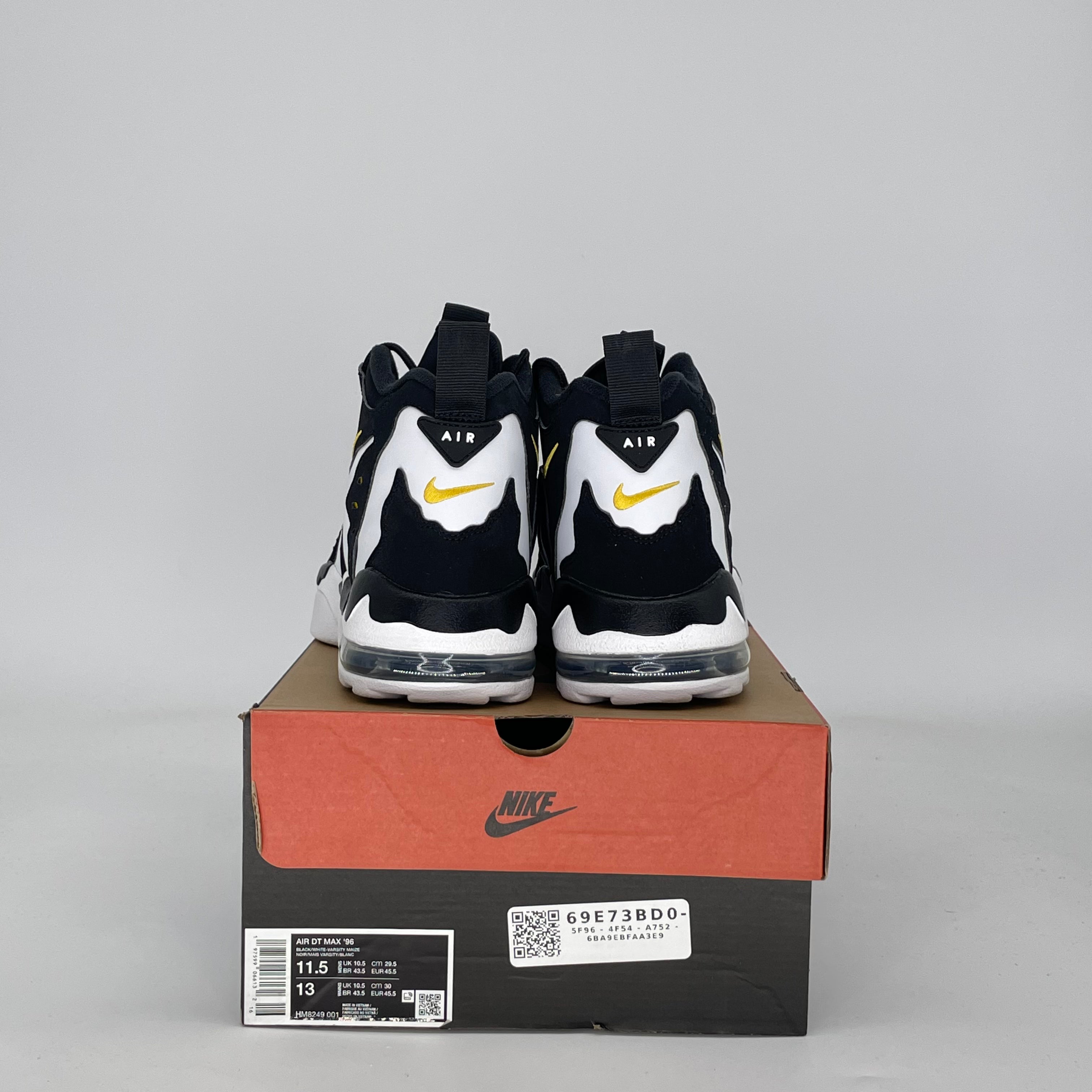 NIKE AIR DT MAX 96 BLACK WHITE HM8249-001 SIZE 11.5/13W