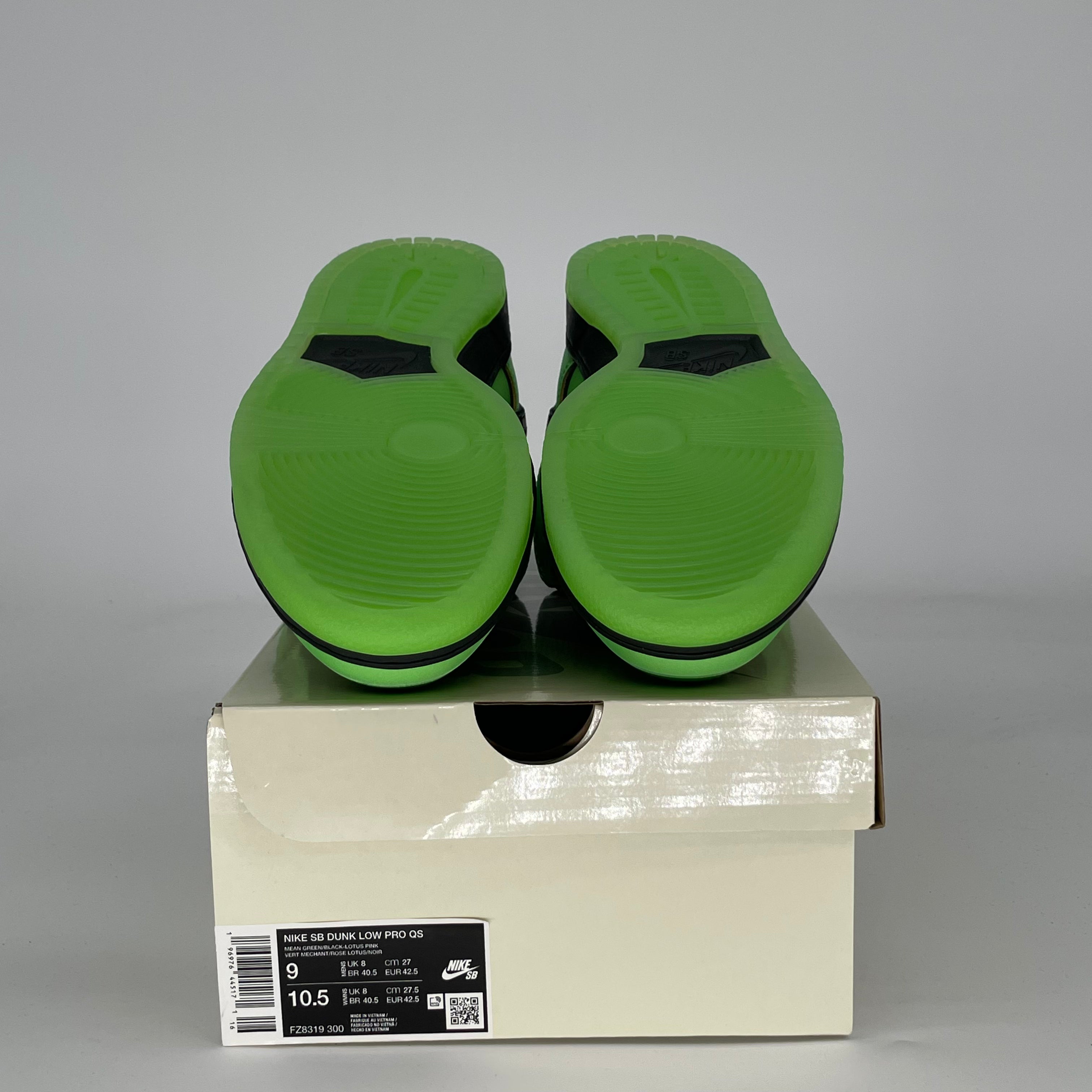 NIKE SB DUNK LOW THE POWERPUFF GIRLS BUTTERCUP FZ8319-300 SIZE 9/10.5W