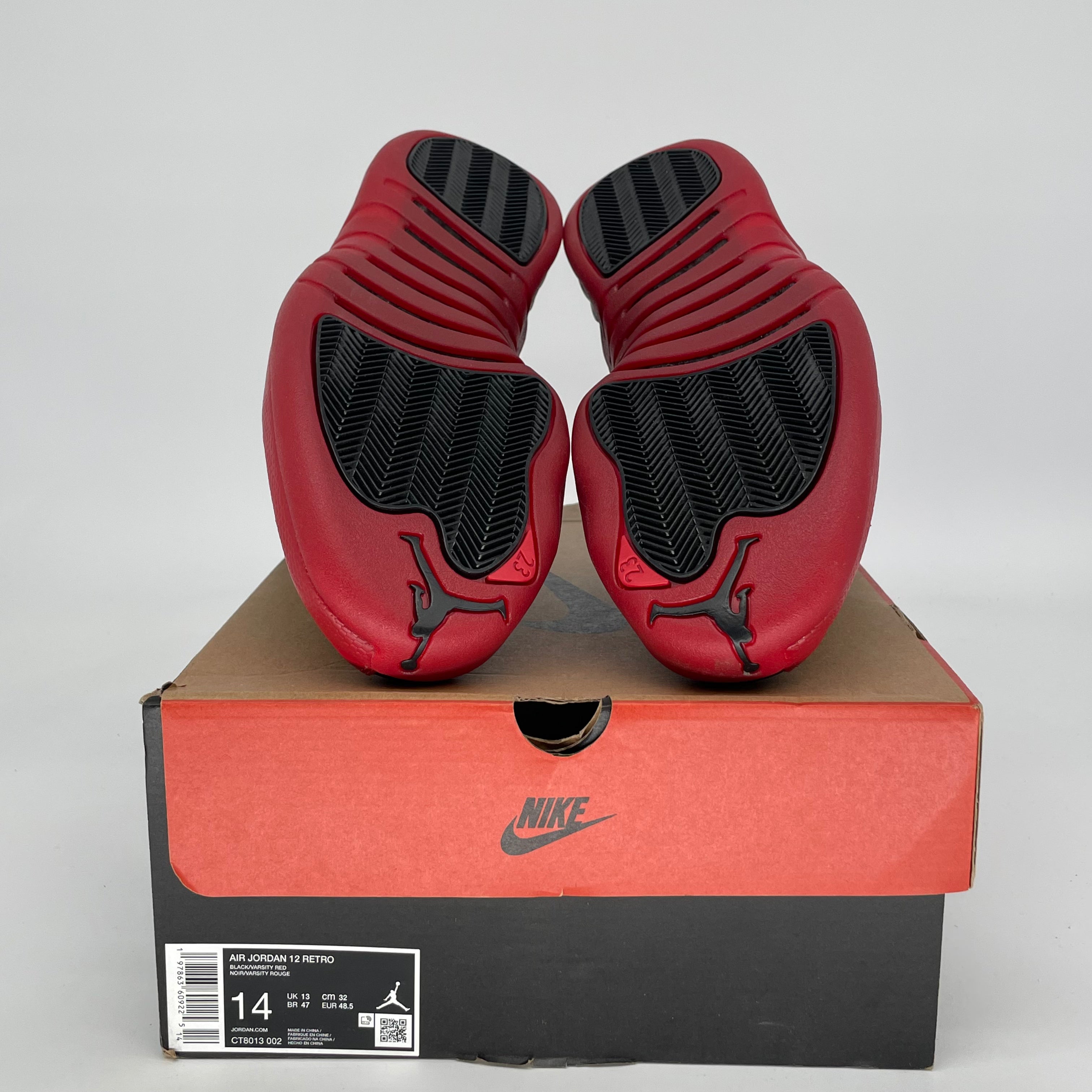 AIR JORDAN 12 FLU GAME CT8013-002 SIZE 14/15.5W