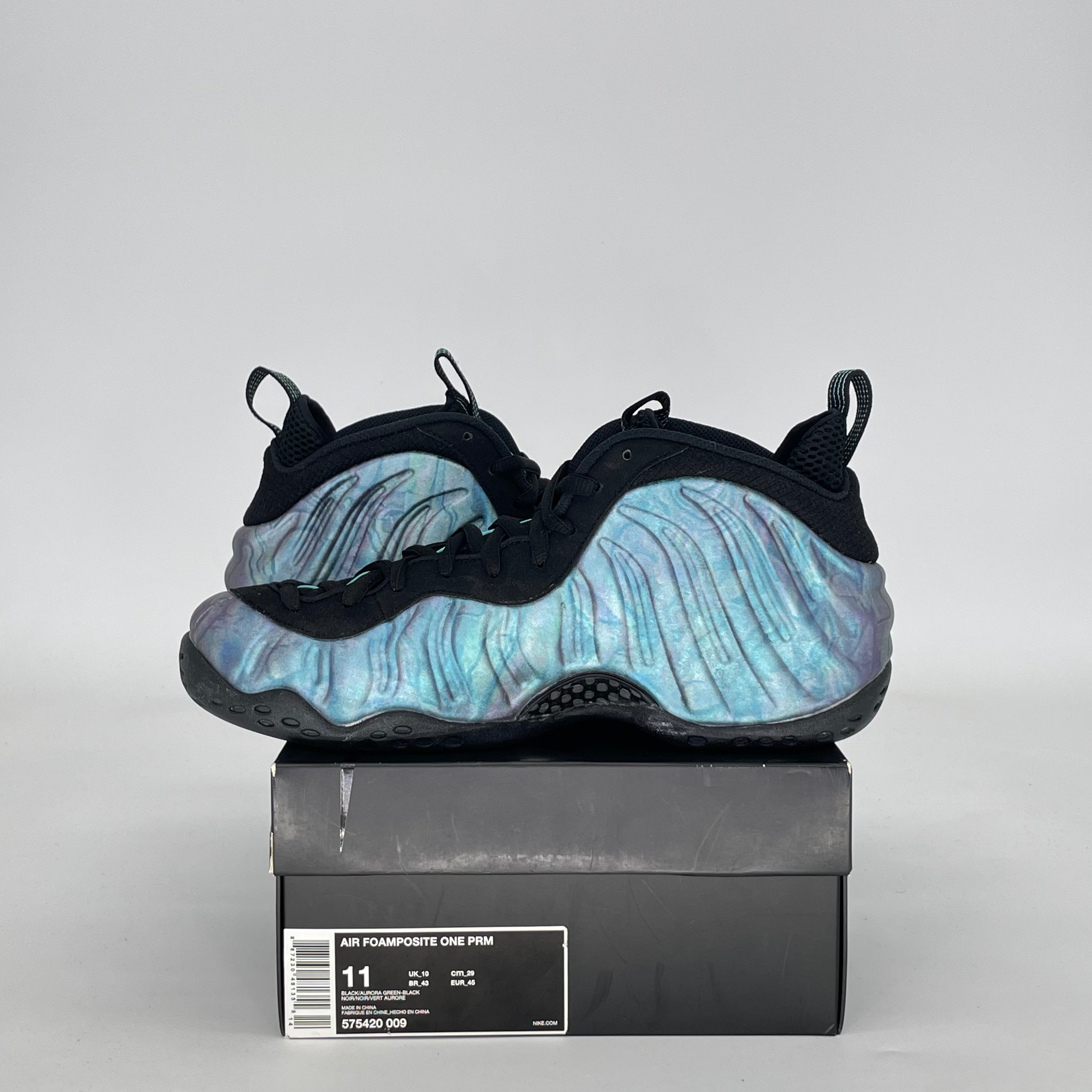 NIKE AIR FOAMPOSITE ONE ABALONE 575420-009 SIZE 11/12.5W