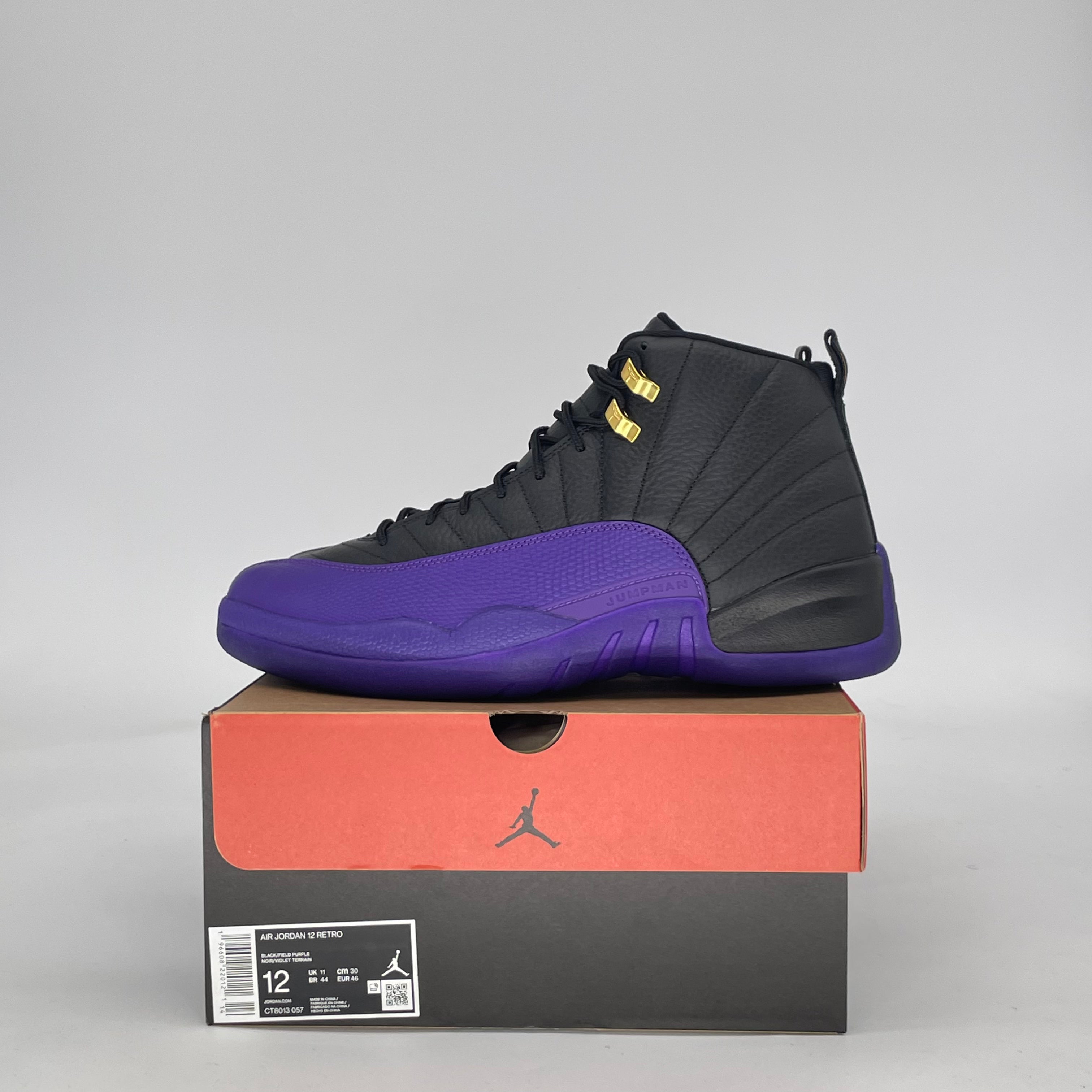 AIR JORDAN 12 FIELD PURPLE CT8013-057 SIZE 12/13.5W