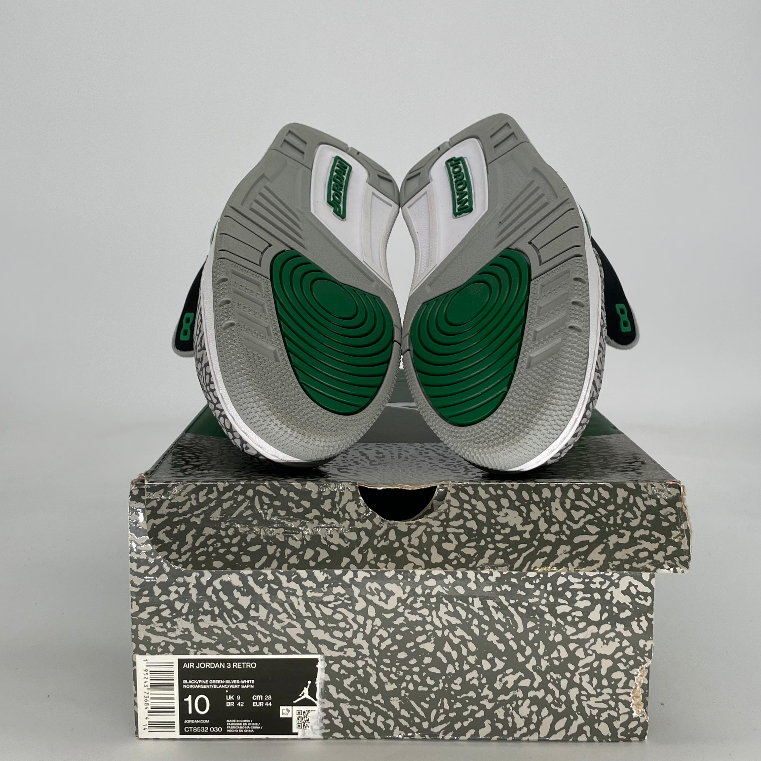 AIR JORDAN 3 PINE GREEN CT8532-030 SIZE 10/11.5W