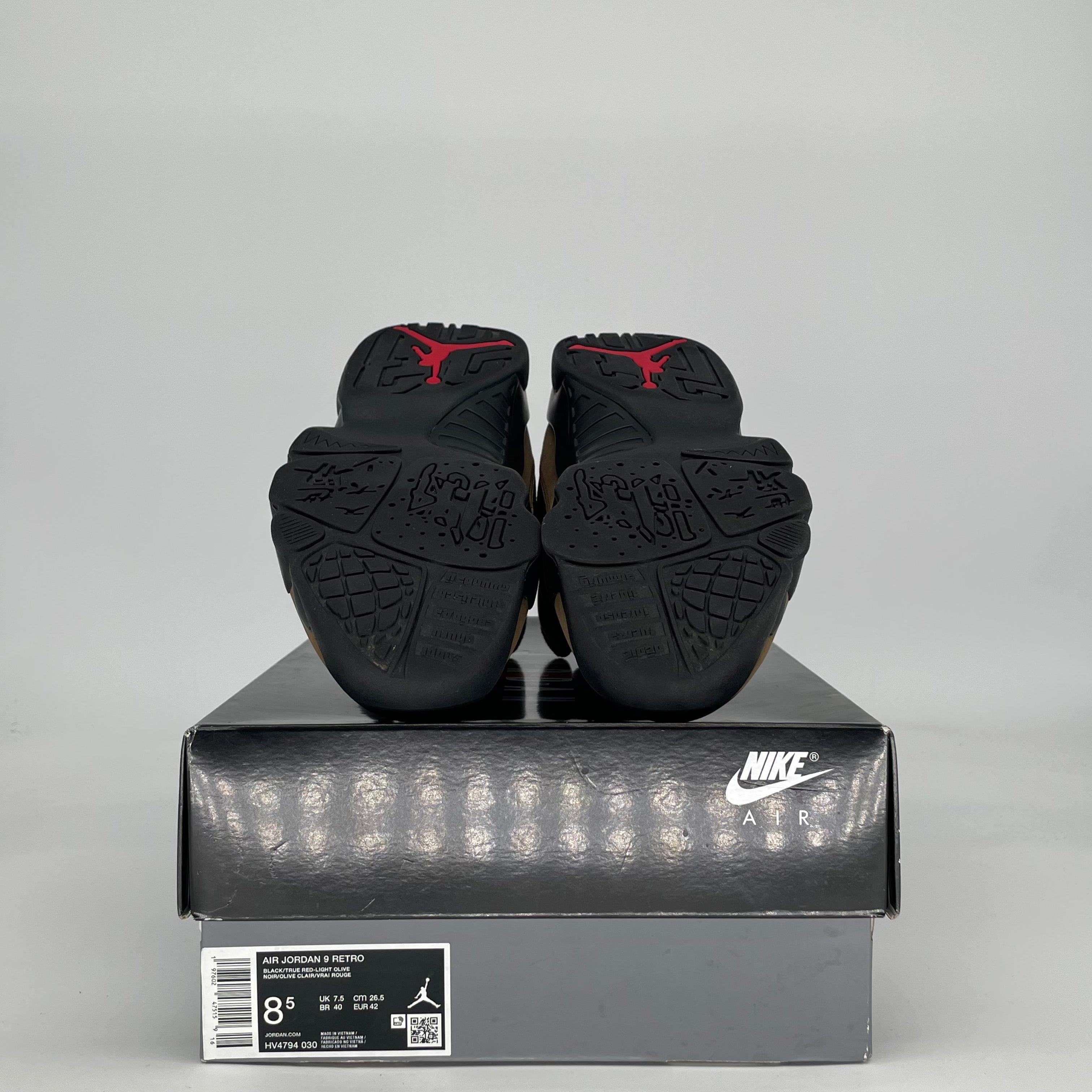 AIR JORDAN 9 OLIVE HV4794-030 SIZE 8.5/10W