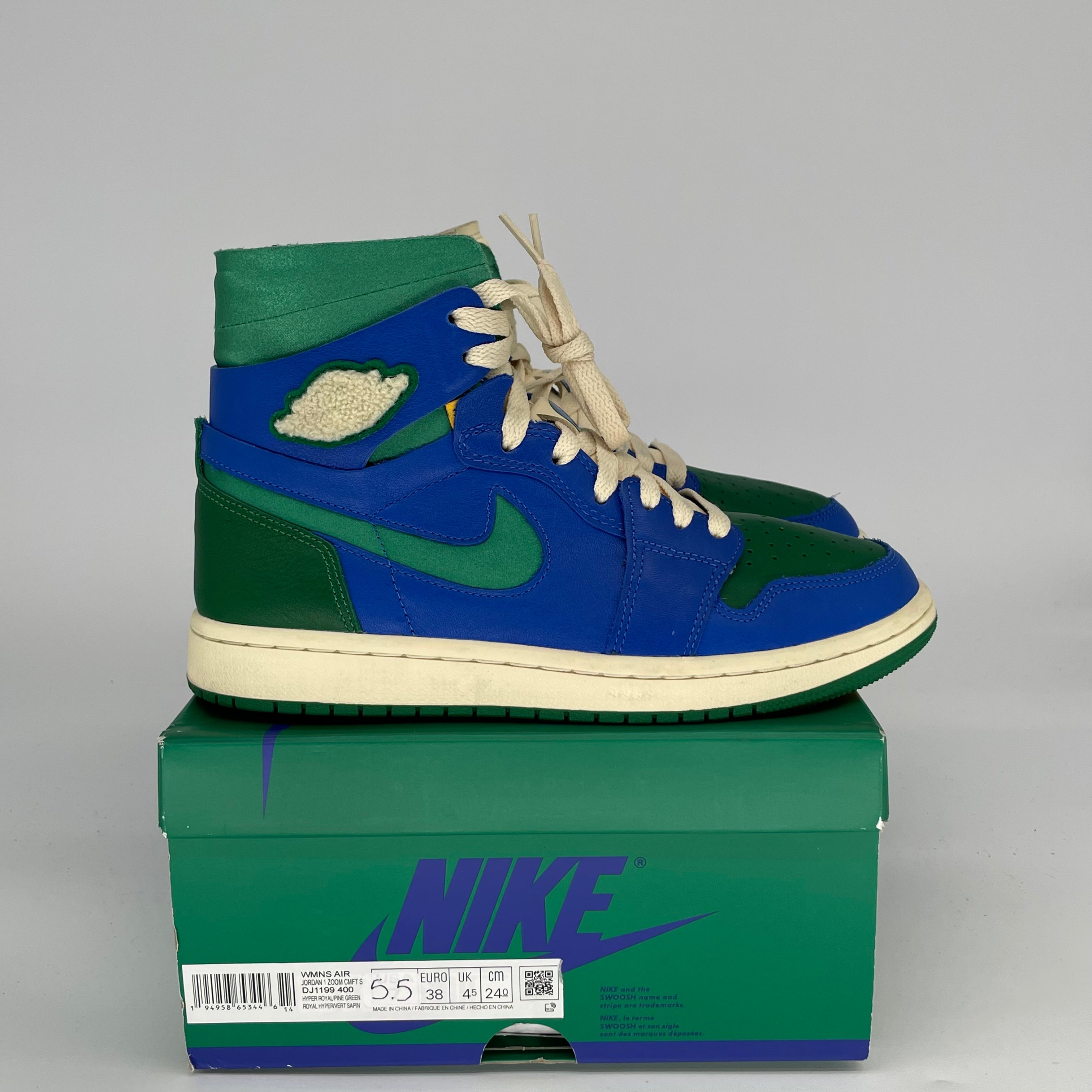 AIR JORDAN 1 ZOOM AIR CMFT ALEALI MAY CALIFIA DJ1199-400 SIZE 5.5/7W