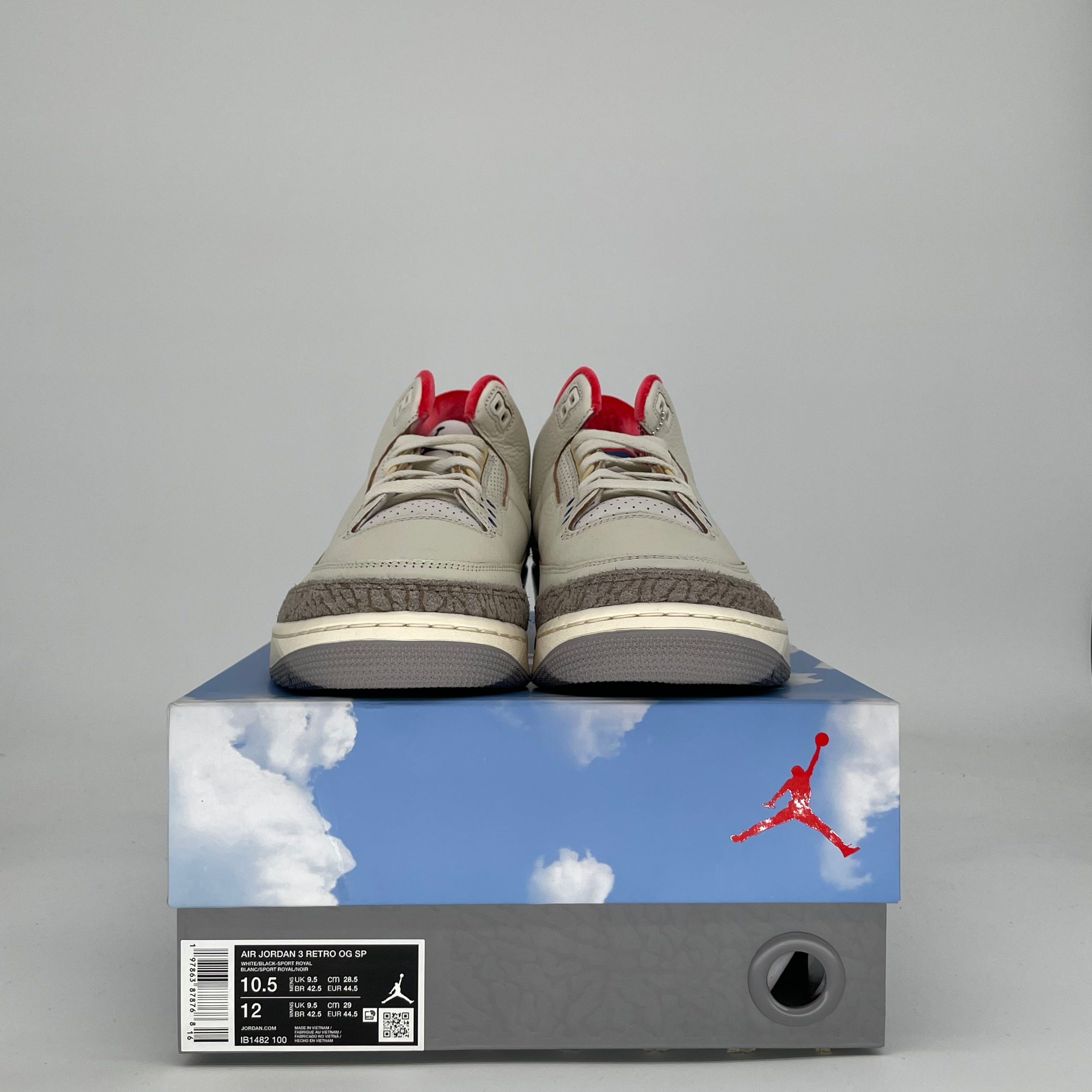 AIR JORDAN 3 SEOUL 2.0 IB1482-100 SIZE 10.5/12W