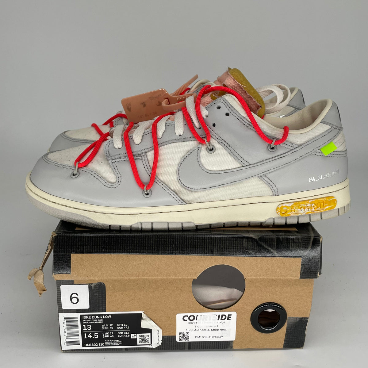 Nike Dunk Low Off-White Lot 6