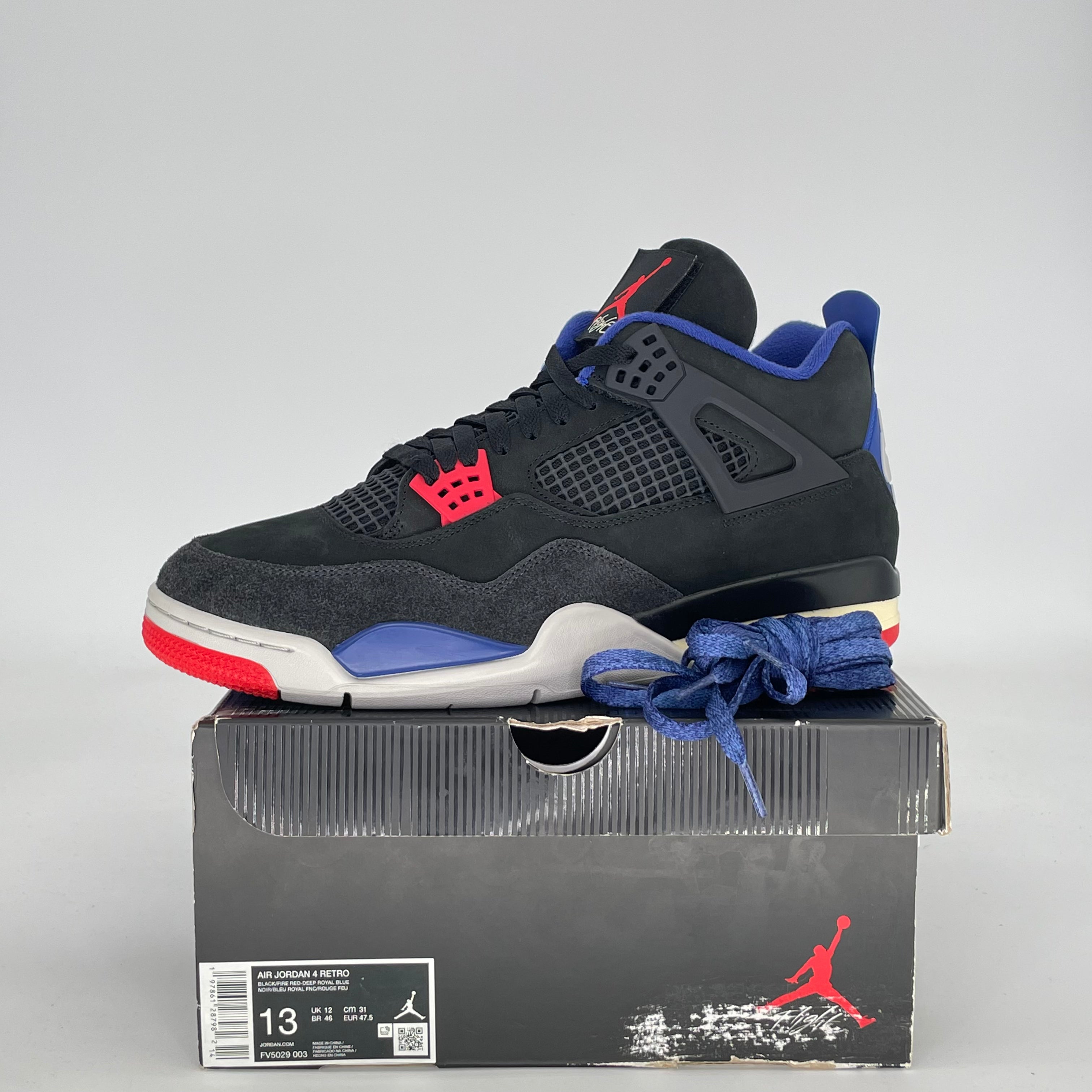 AIR JORDAN 4 RARE AIR (WHITE LETTERING) FV5029-003 SIZE 13/14.5W