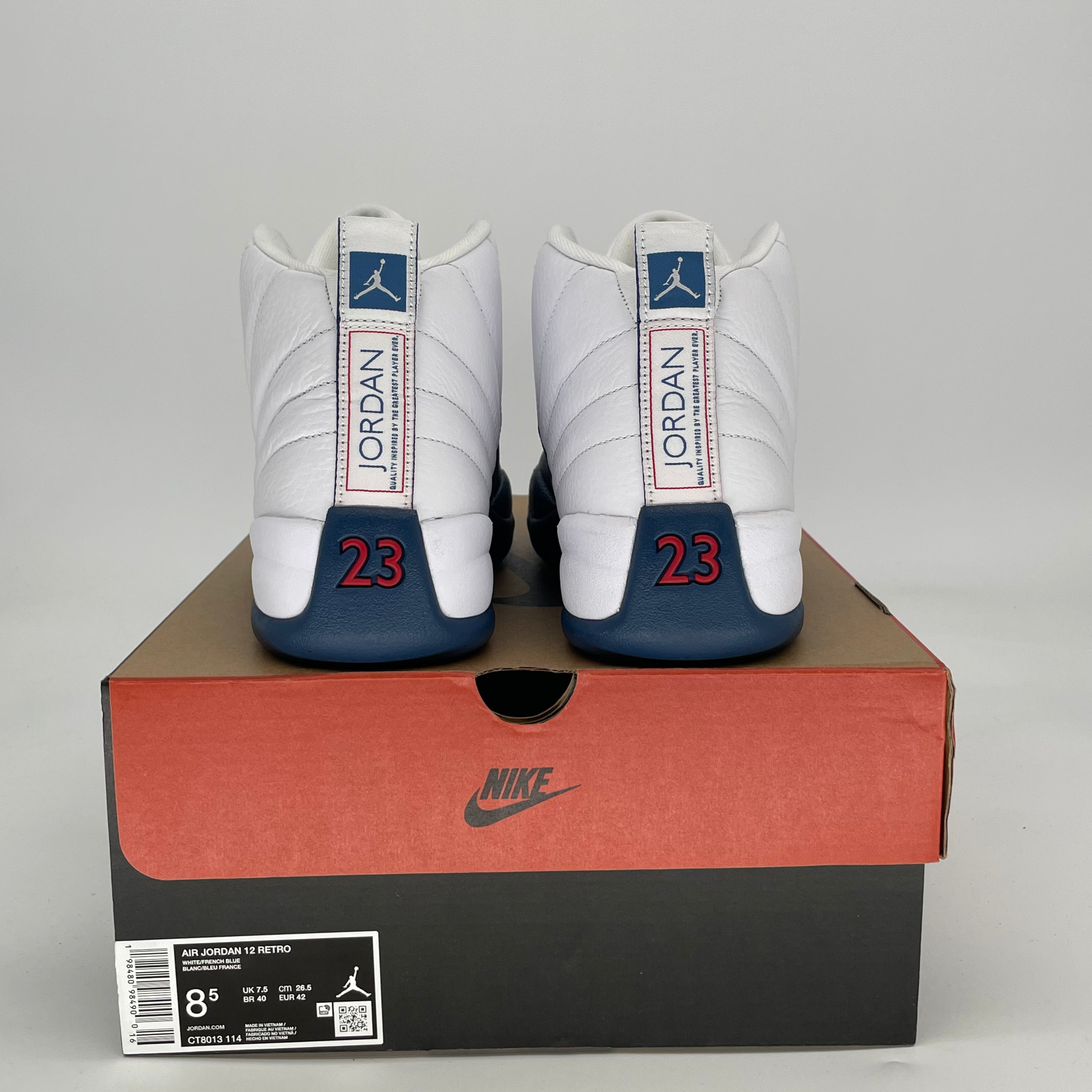 AIR JORDAN 12 FRENCH BLUE CT8013-114 SIZE 8.5/10W