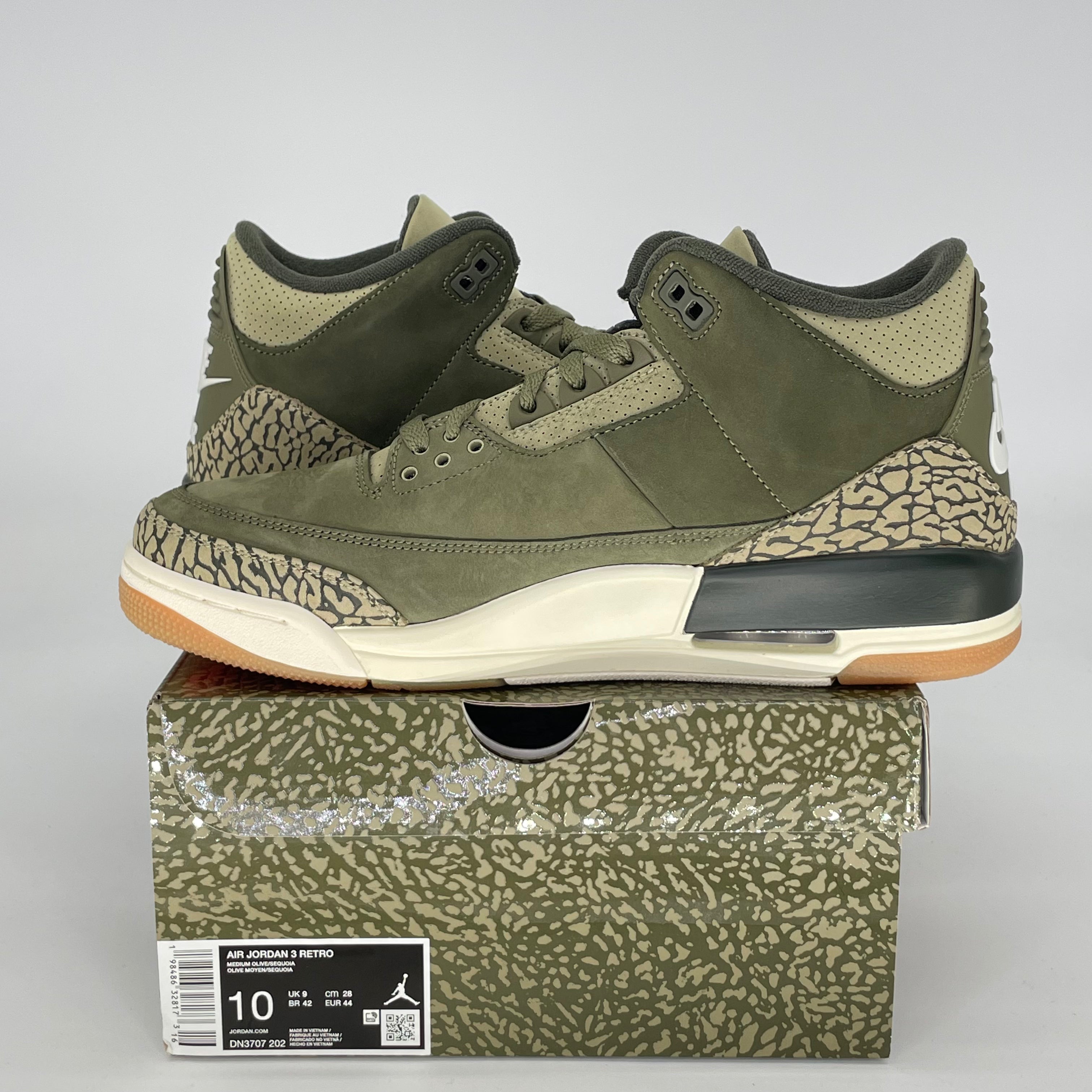 AIR JORDAN 3 FAMILY AFFAIR DN3707-202 SIZE 10/11.5W