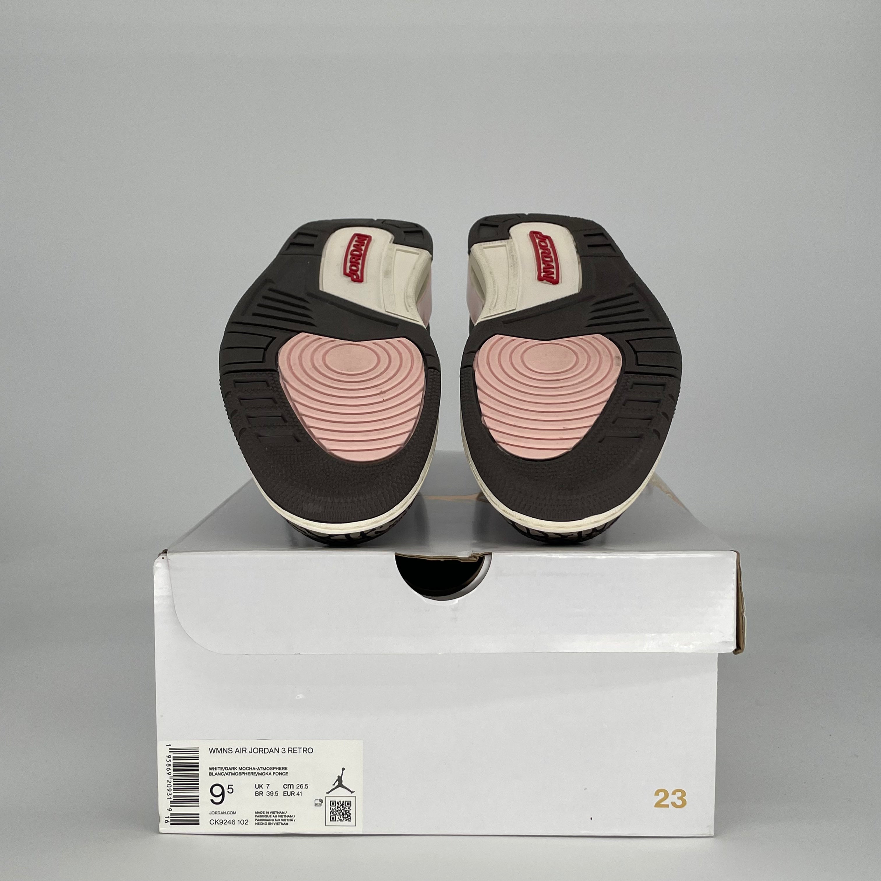 AIR JORDAN 3 NEAPOLITAN DARK MOCHA W CK9246-102 SIZE 8/9.5W