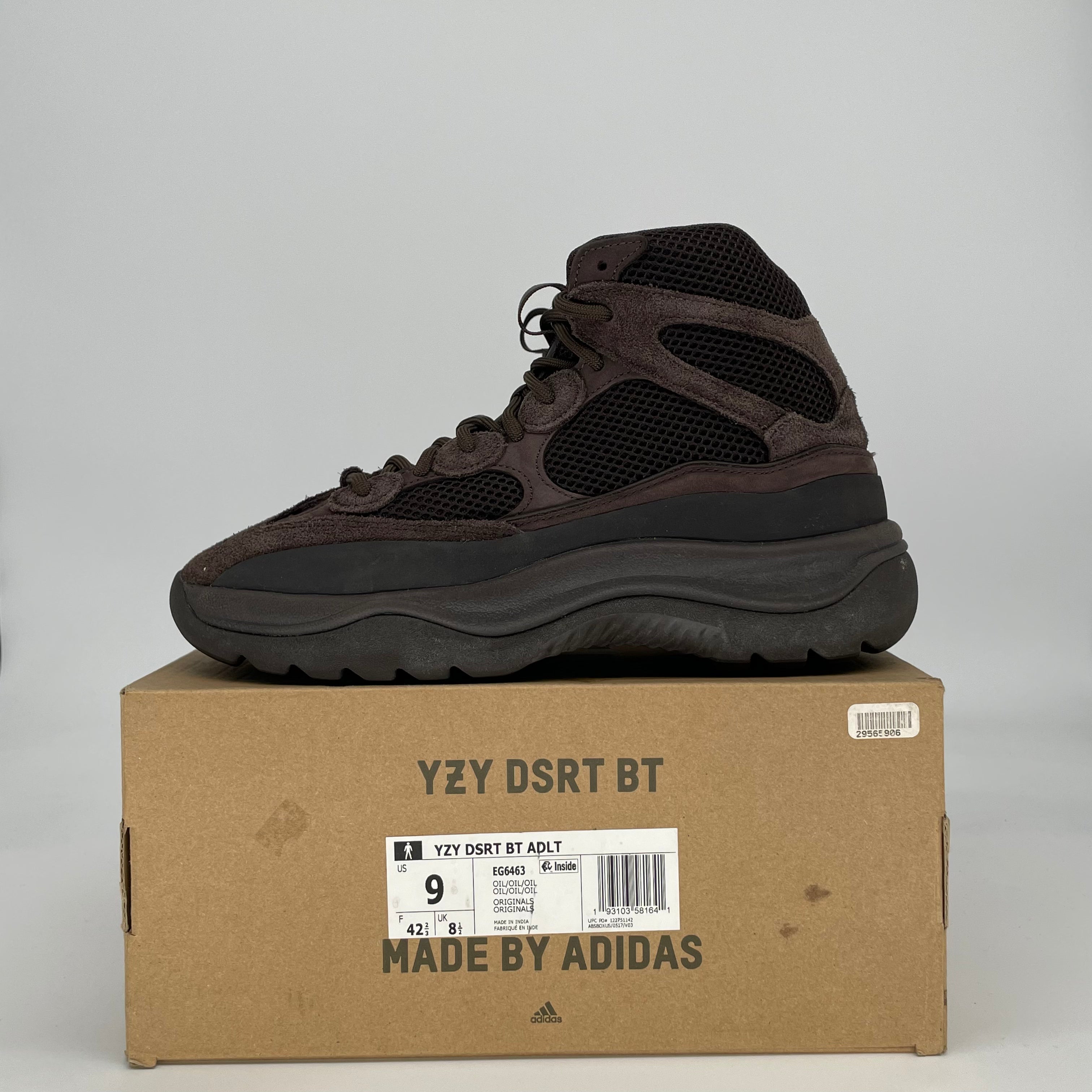 ADIDAS YEEZY DESERT BOOT OIL EG6463 SIZE 9/10.5W