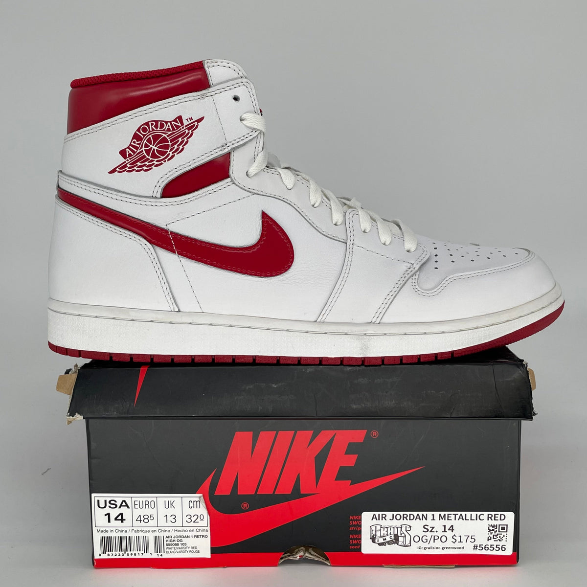 Jordan 1 Retro Metallic Red (2017)