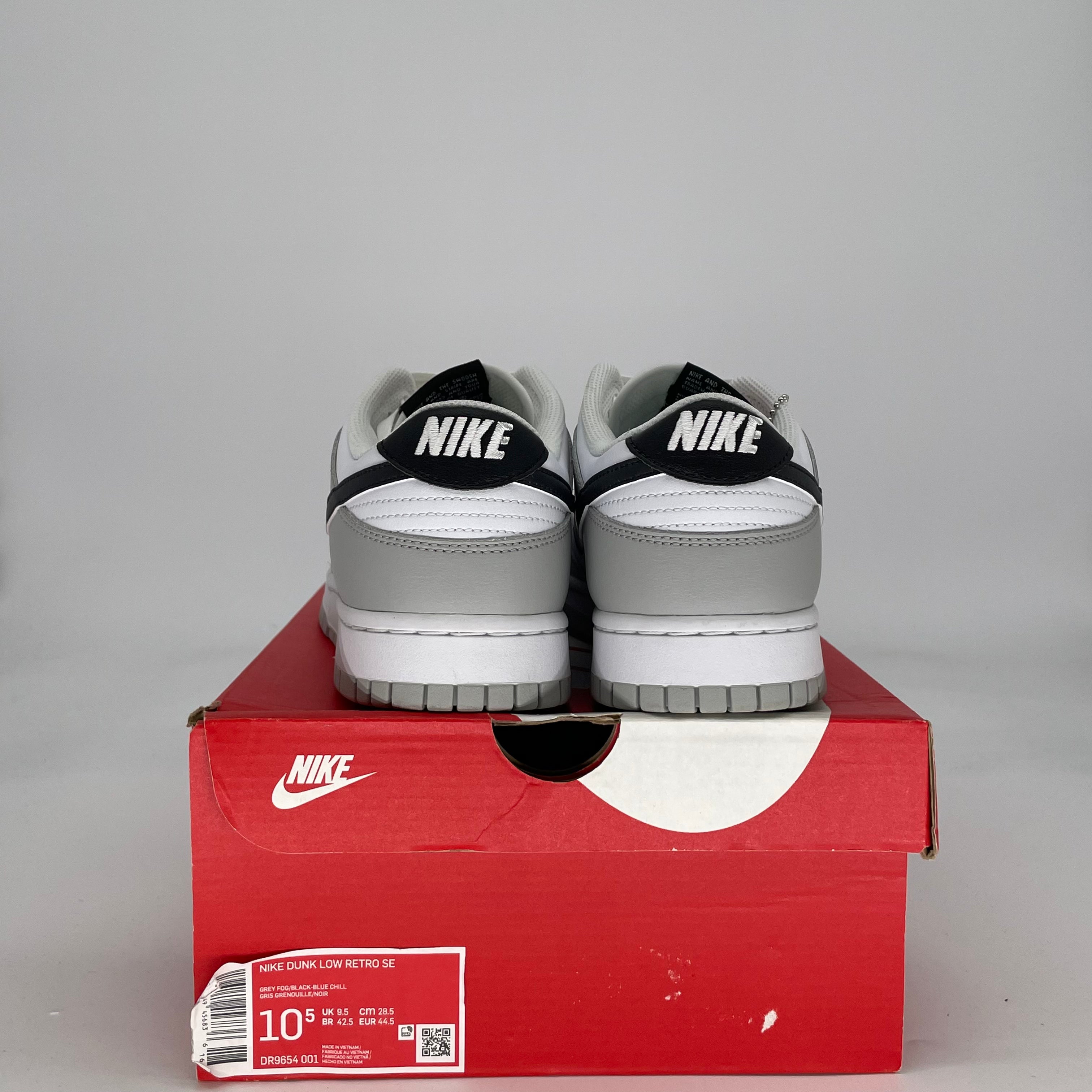 NIKE DUNK LOW LOTTERY PACK GREY FOG DR9654-001 SIZE 10.5/12W