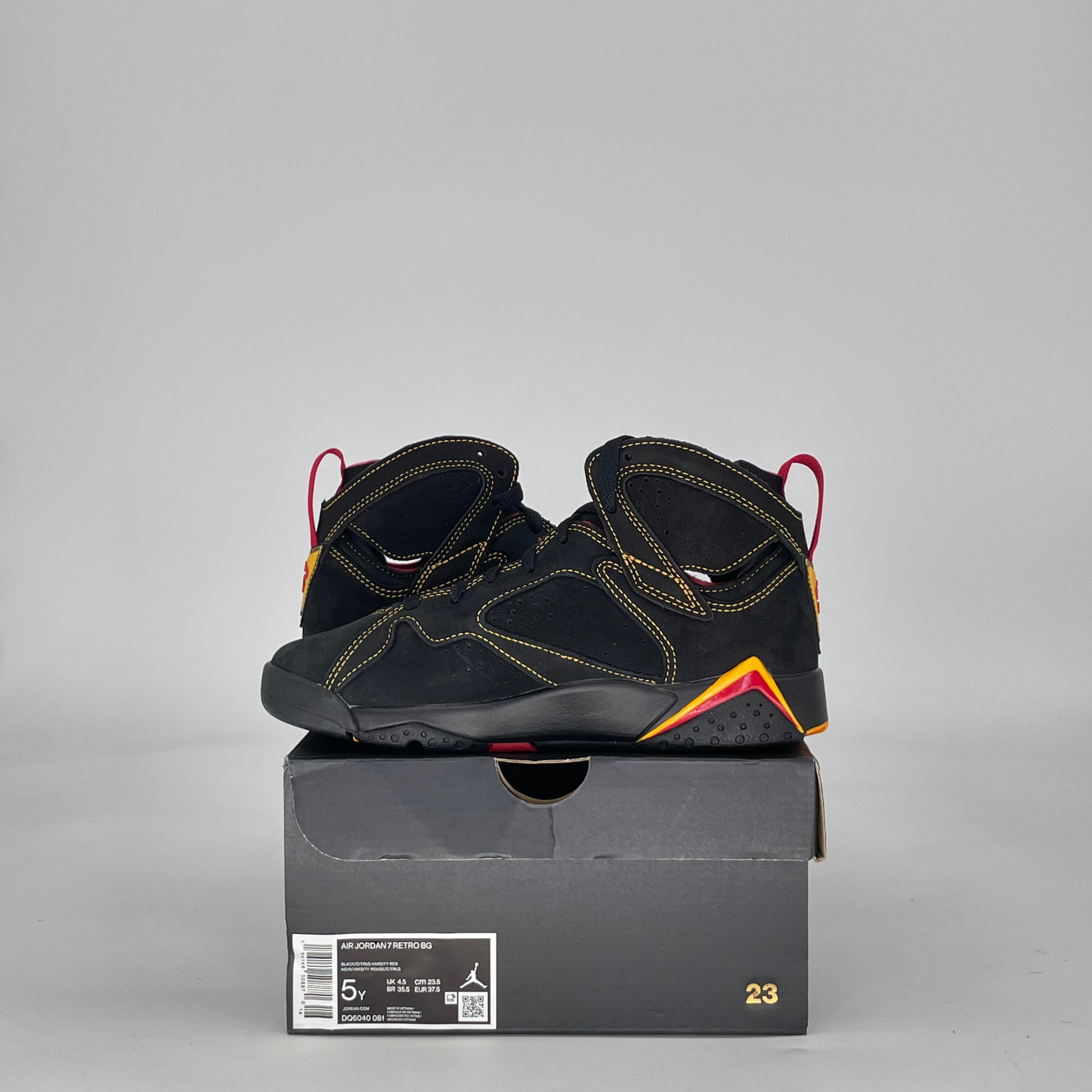 AIR JORDAN 7 CITRUS (2022) DQ6040-081 SIZE 5/6.5W GS