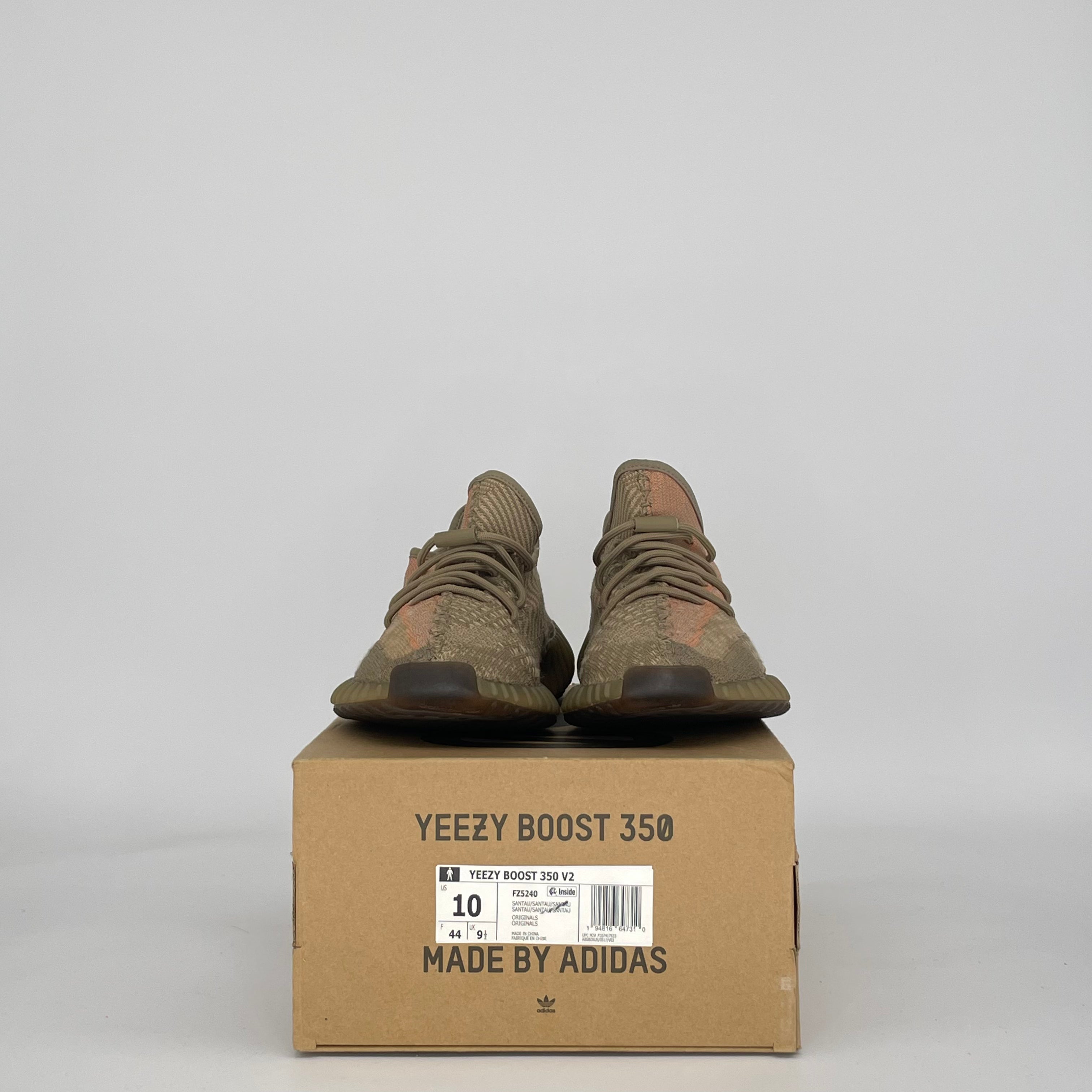 ADIDAS YEEZY BOOST 350 V2 SAND TAUPE FZ5240 SIZE 10/11.5