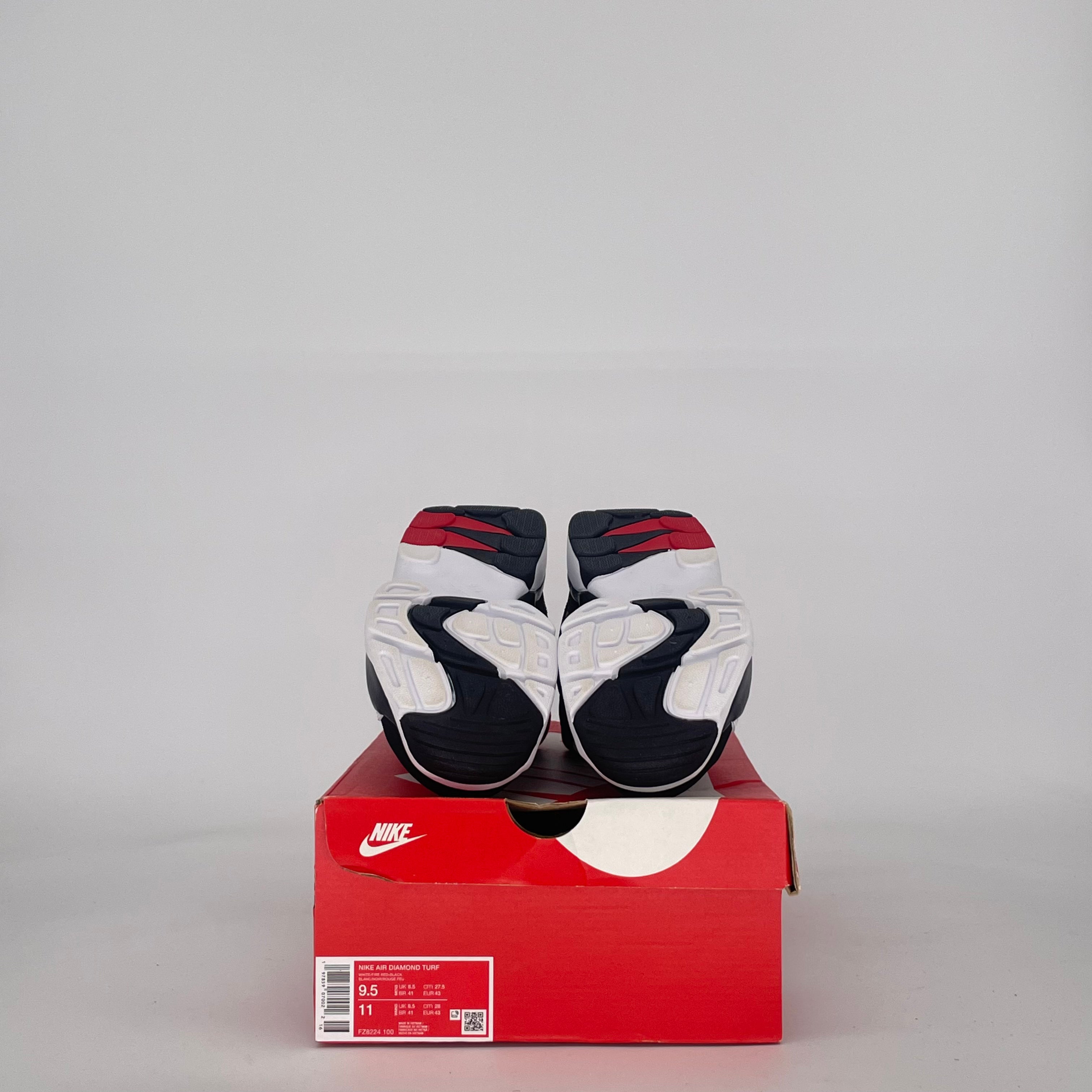 NIKE AIR DIAMOND TURF 49ERS FZ8224-100 SIZE 9.5/11W