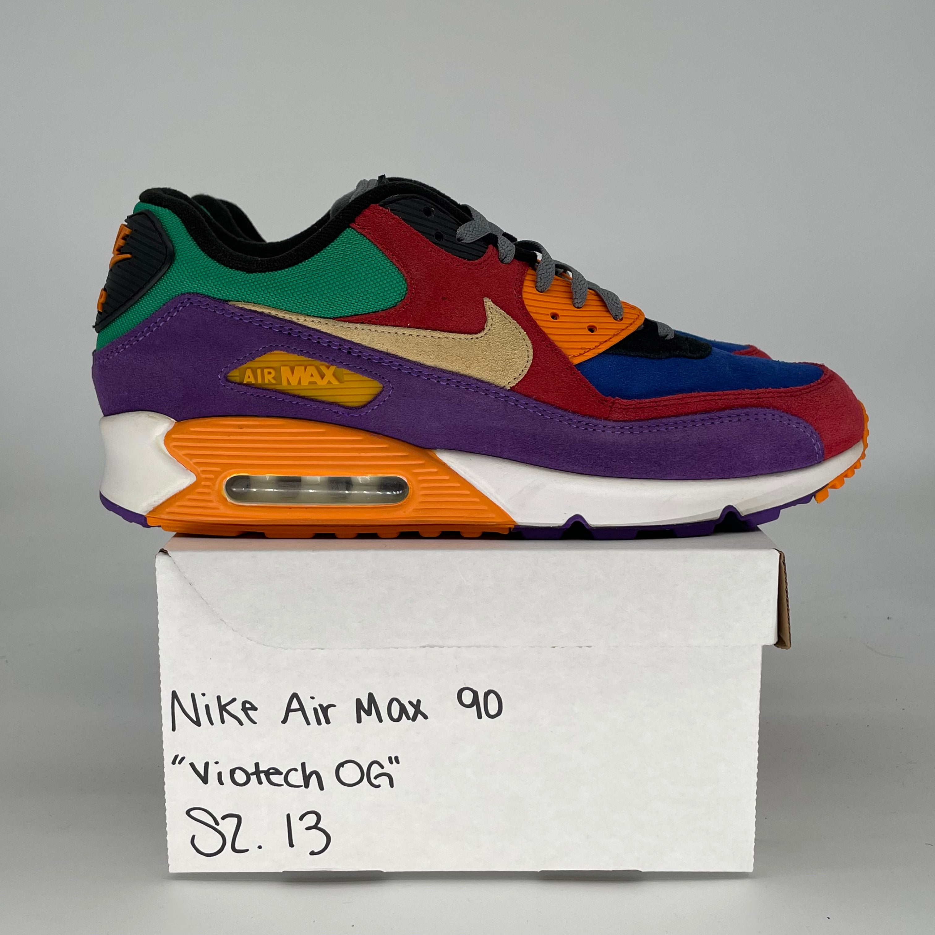 NIKE AIR MAX 90 VIOTECH OG CD0917-600 SIZE 13/14.5W