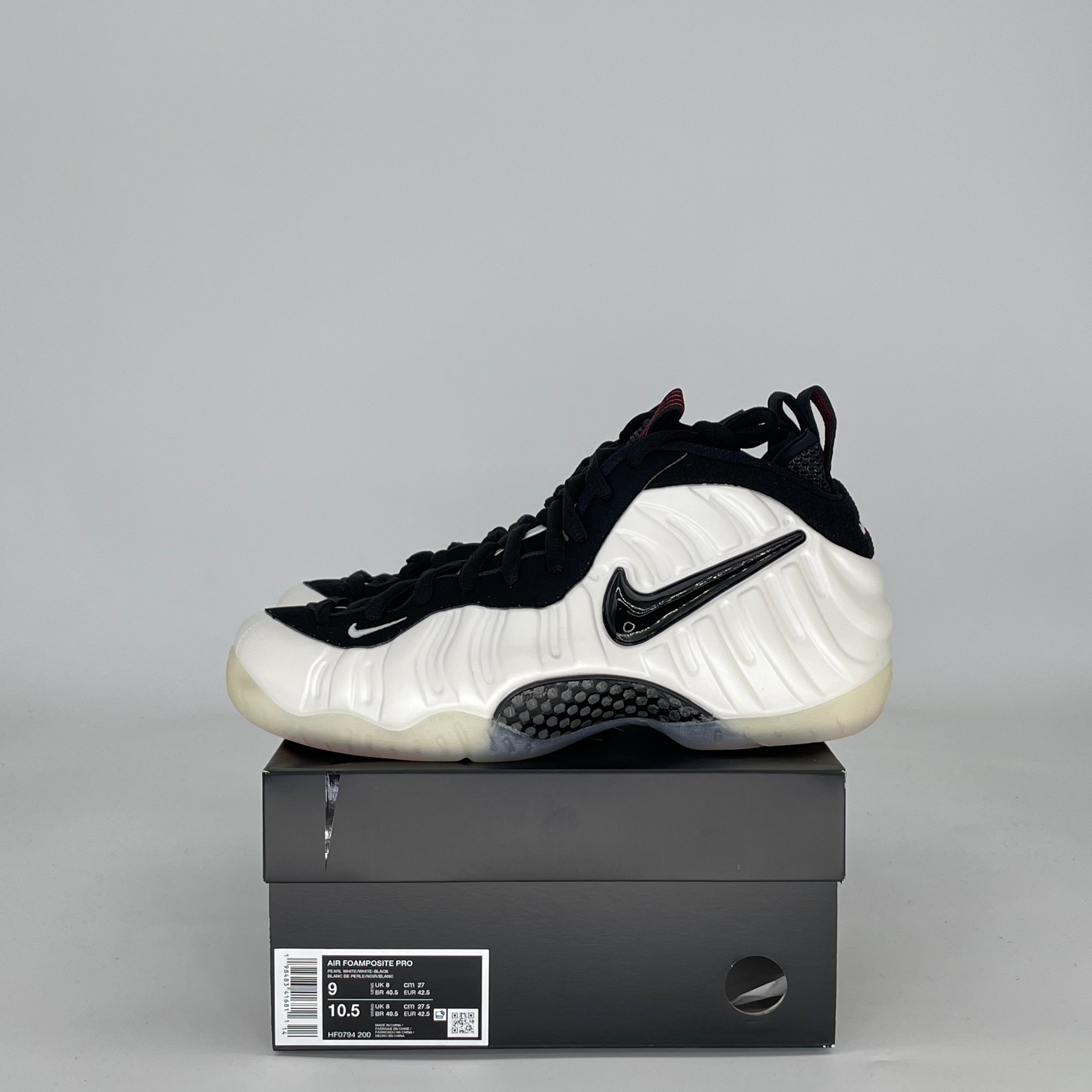 NIKE AIR FOAMPOSITE PRO PEARL (2025) HF0794-200 SIZE 9/10.5W