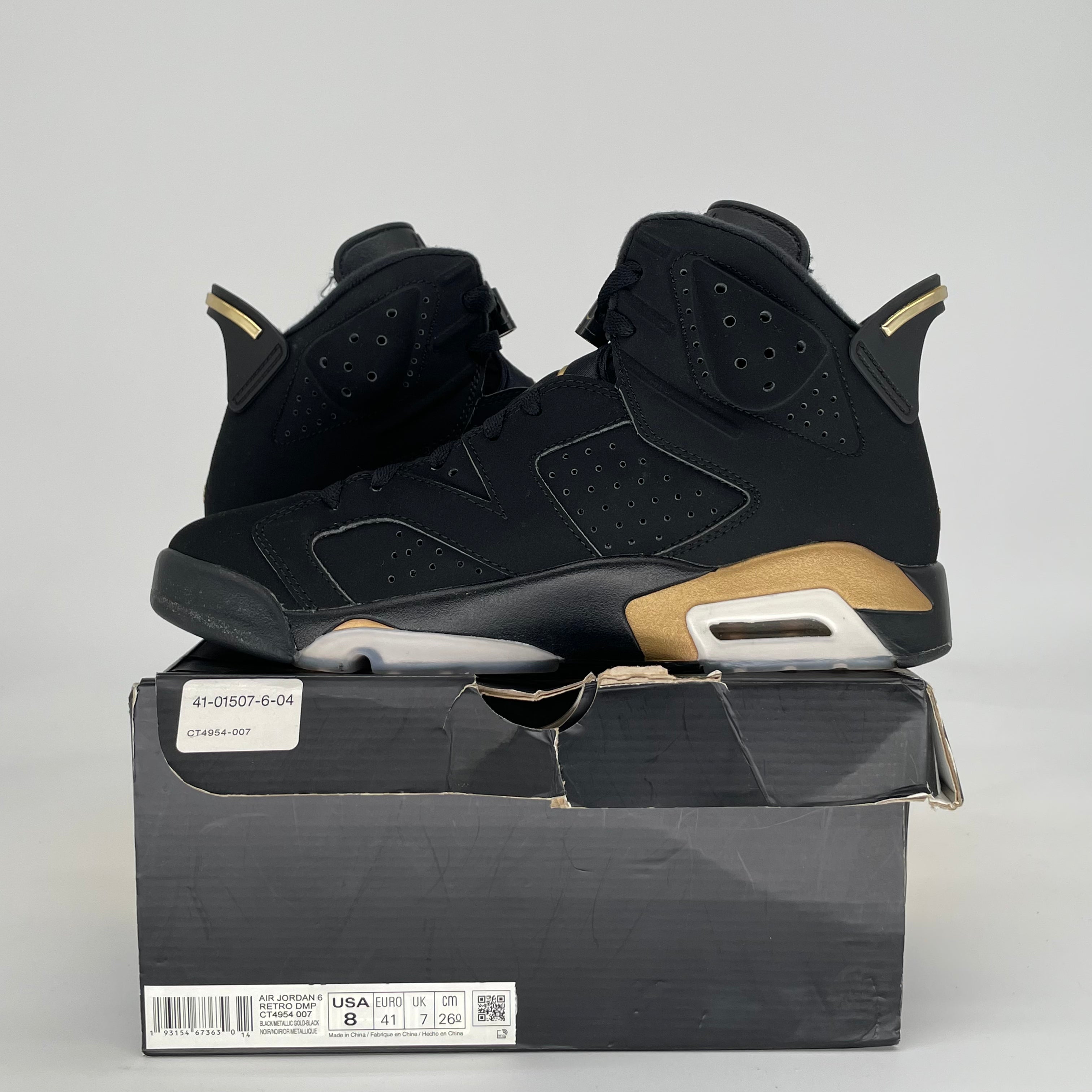 AIR JORDAN 6 DMP CT4954-007 SIZE 8/9.5W