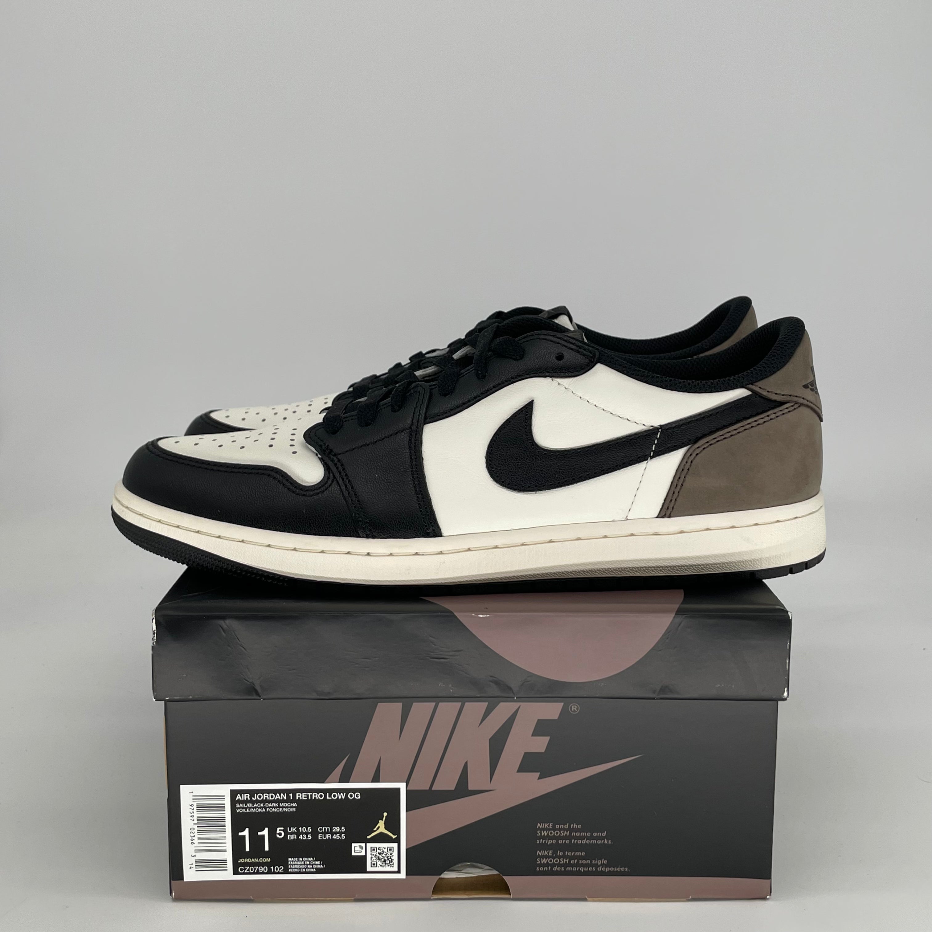 AIR JORDAN 1 LOW MOCHA CZ0790-102 SIZE 11.5/13W