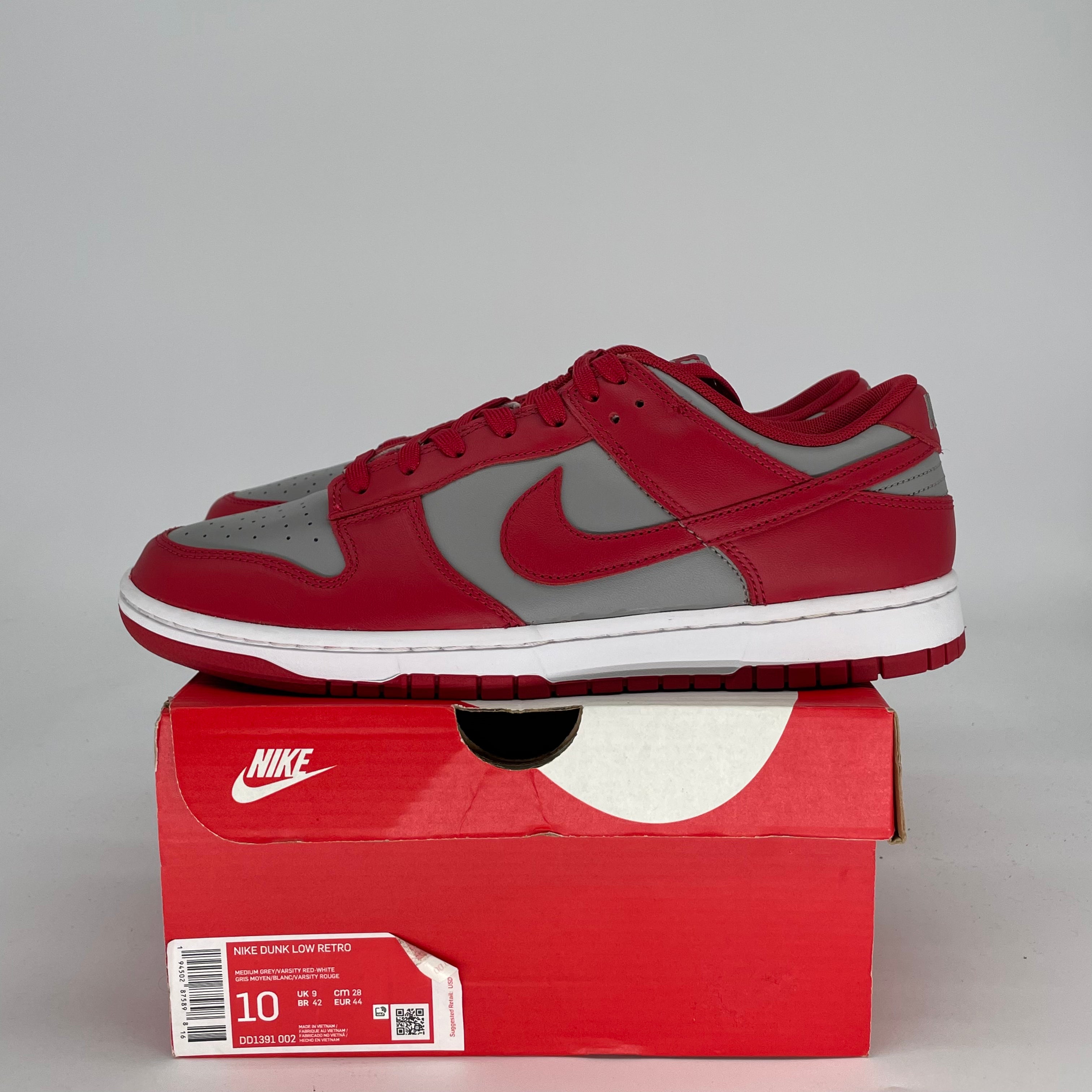 NIKE DUNK LOW UNLV DD1391-002 SIZE 10/11.5W
