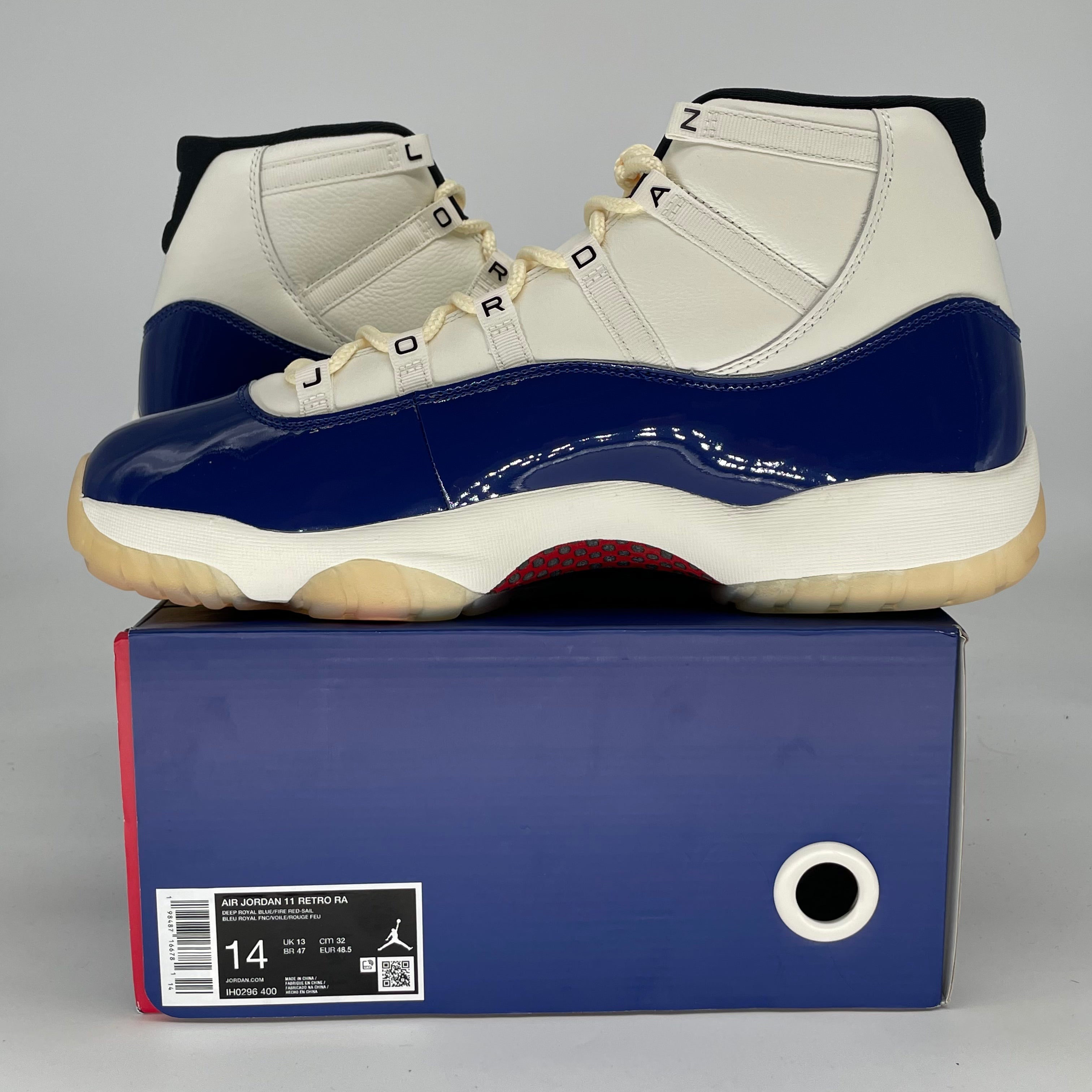 AIR JORDAN 11 RARE AIR IH0296-400 SIZE 14/15.5W