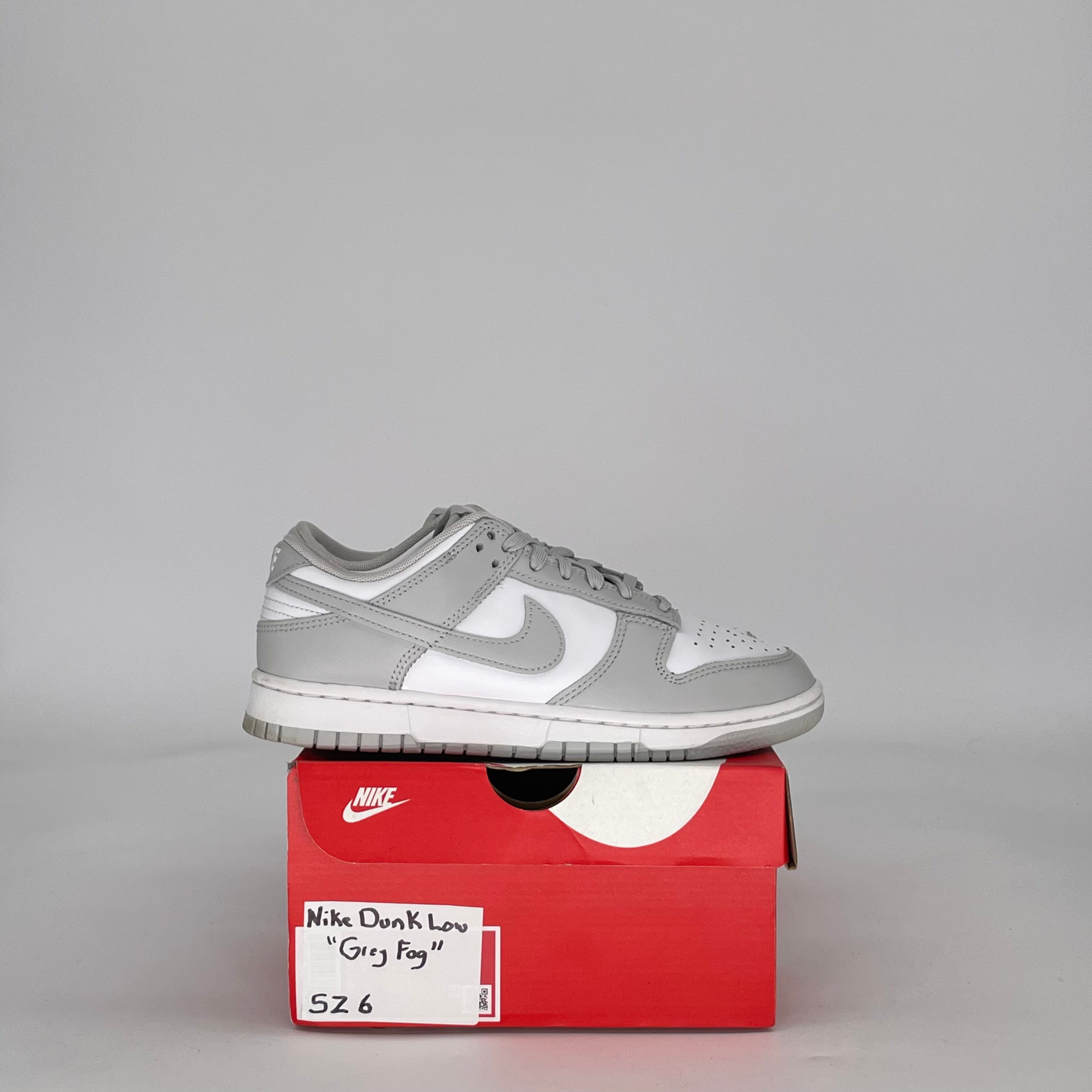 NIKE DUNK LOW GREY FOG DD1391-103 SIZE 6/7.5W GS