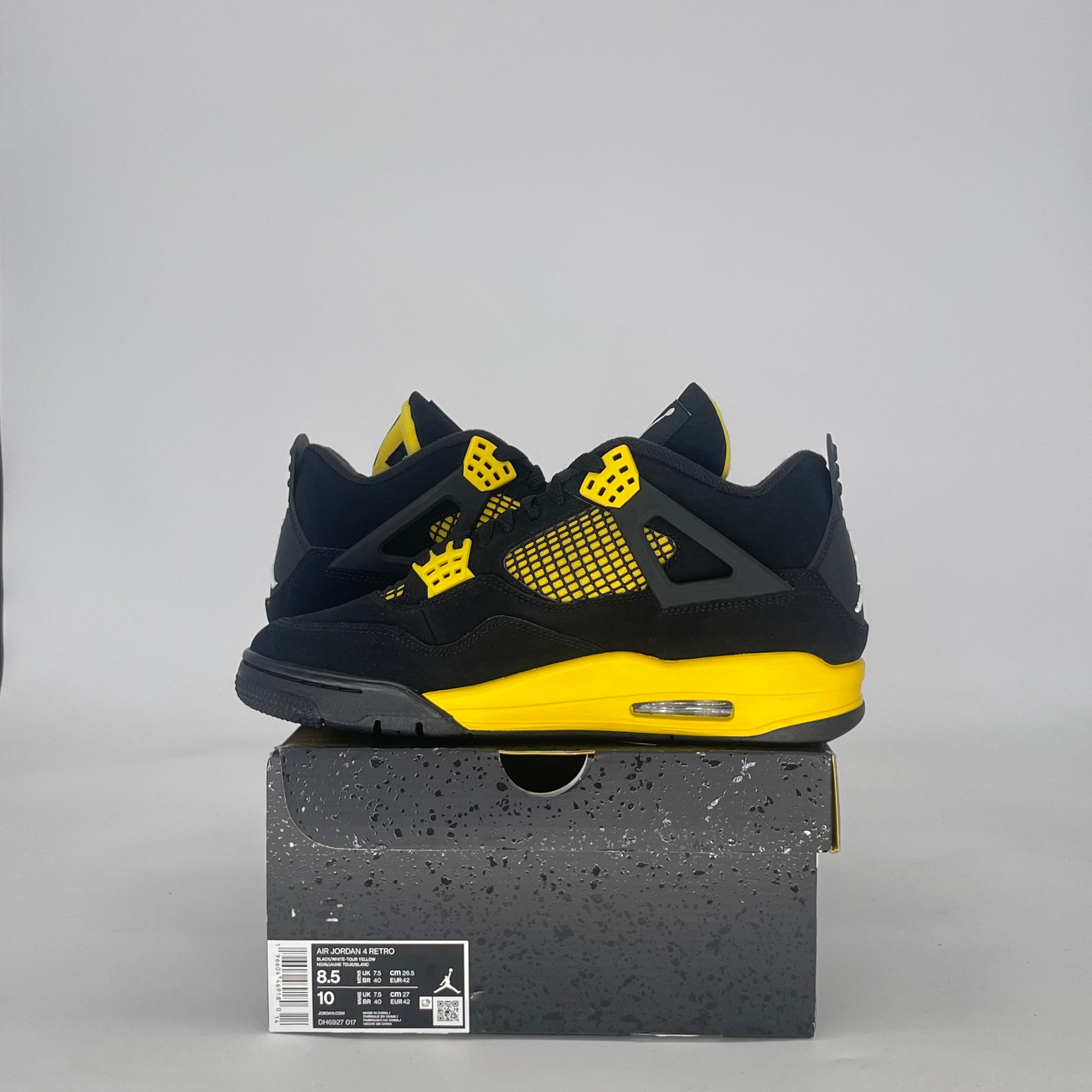 AIR JORDAN 4 THUNDER DH6927-017 SIZE 8.5/10W