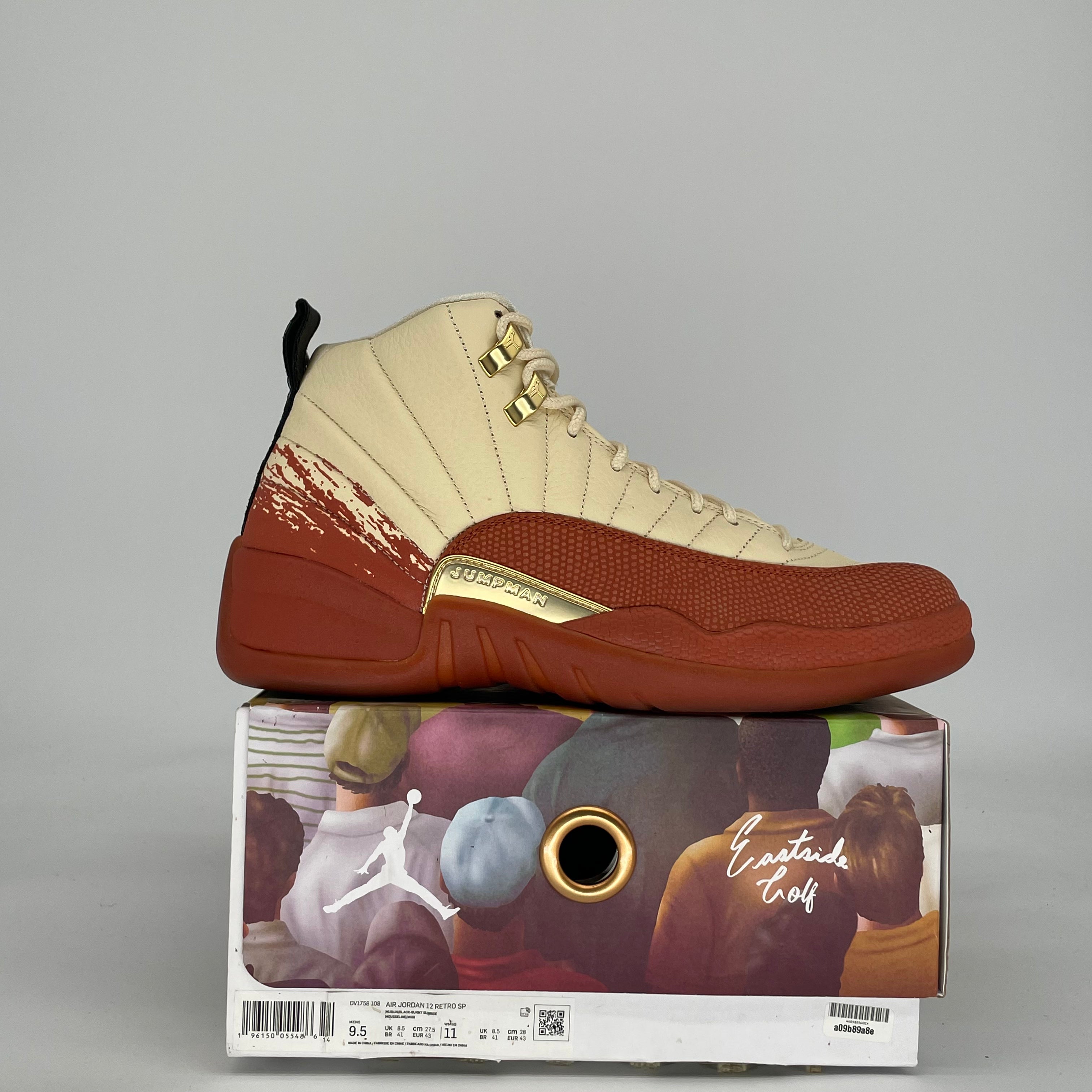 AIR JORDAN 12 EASTSIDE GOLF OUT OF THE CLAY DV1758-108 SIZE 9.5/11W