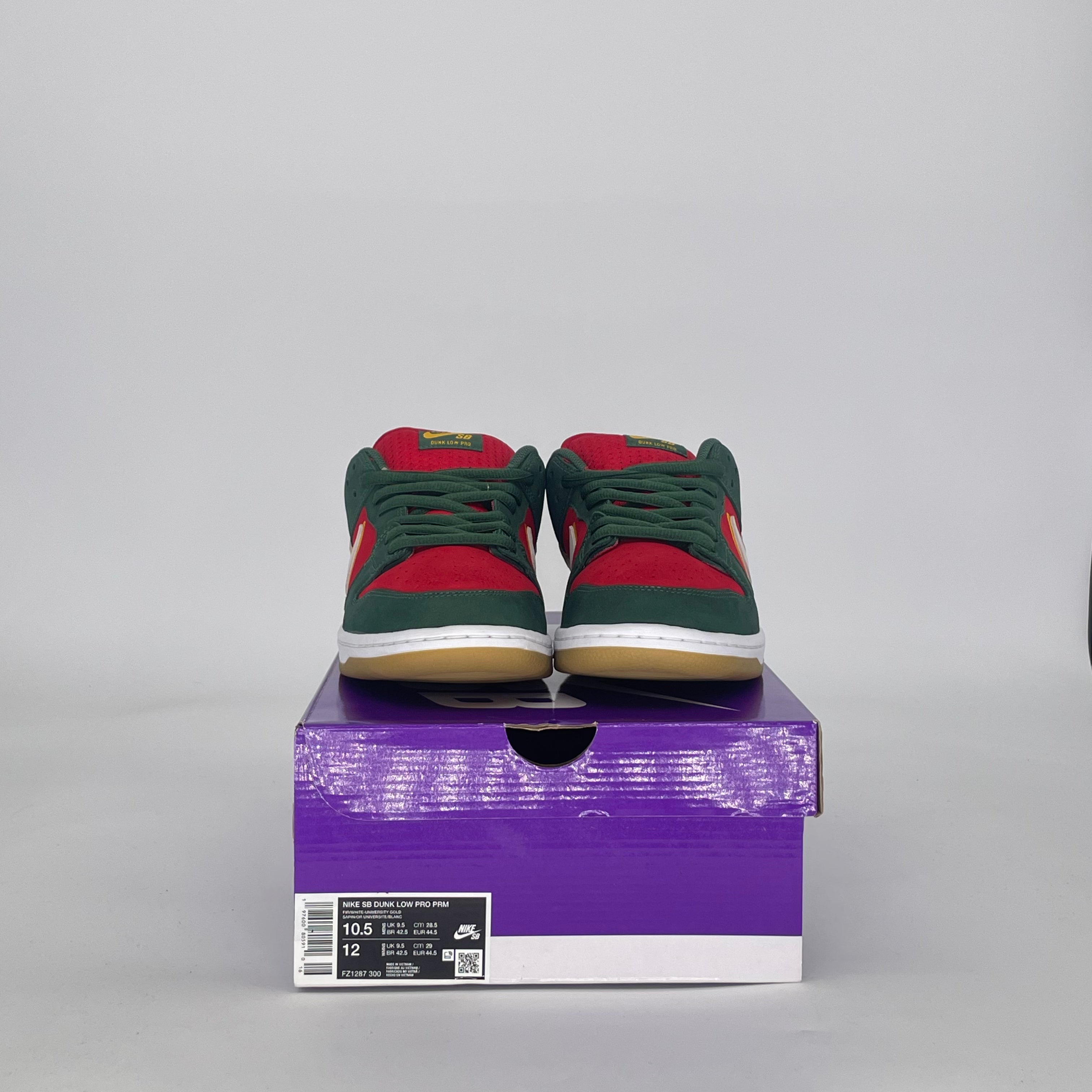 NIKE SB DUNK LOW SEATTLE SUPERSONICS FZ1287-300 SIZE 10.5/12W