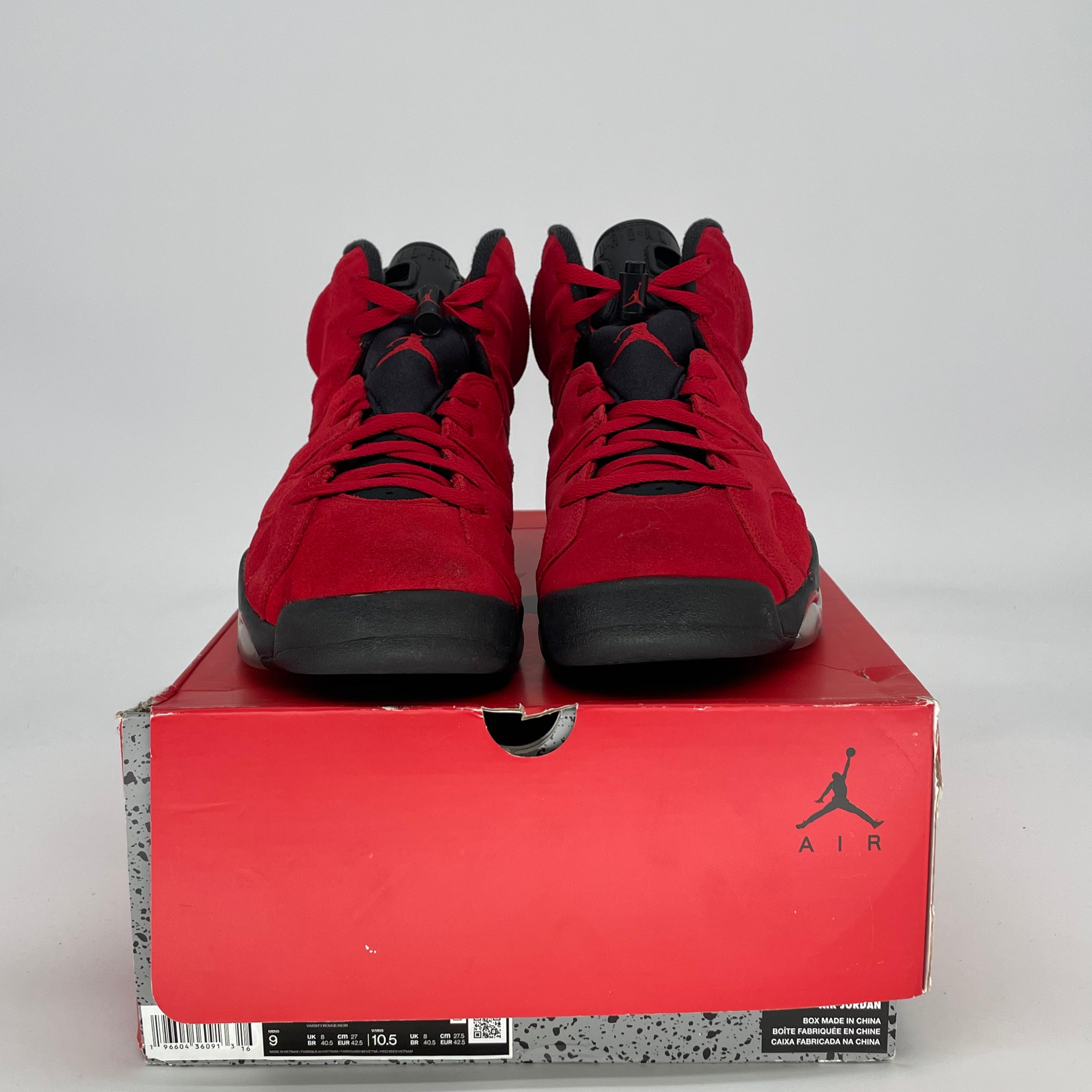 AIR JORDAN 6 TORO BRAVO CT8529-600 SIZE 9/10.5W