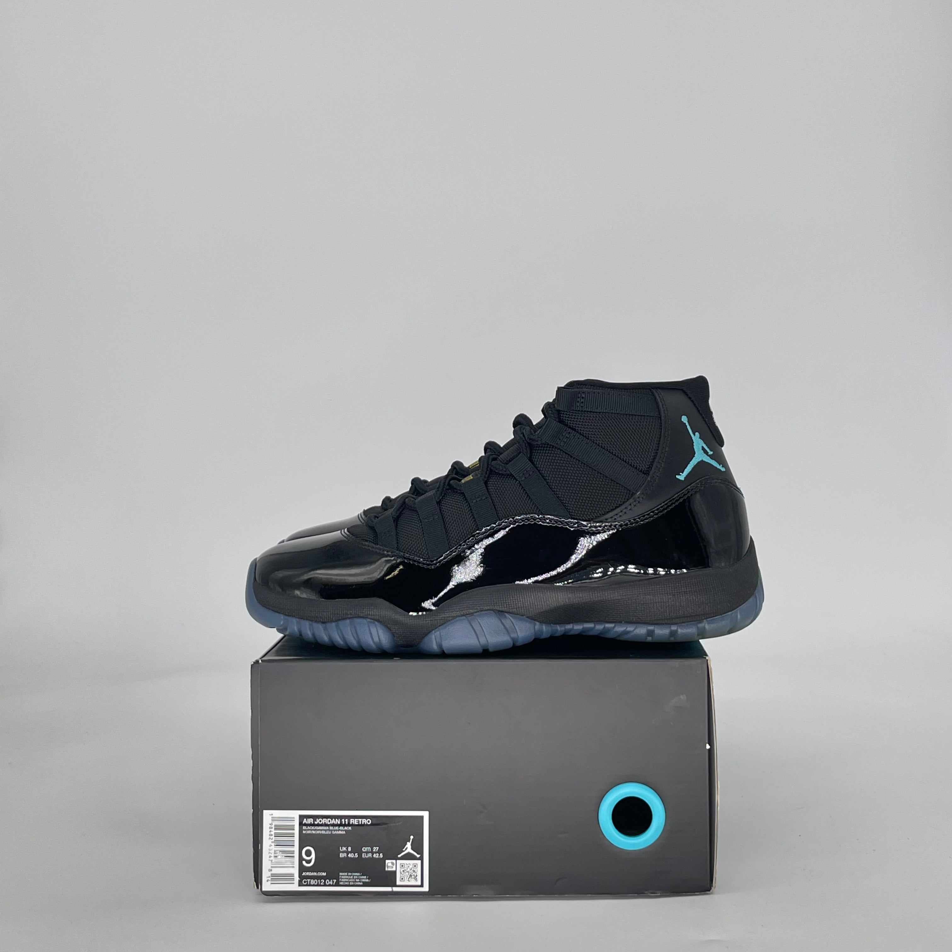 AIR JORDAN 11 GAMMA BLUE CT8012-047 SIZE 9/10.5W