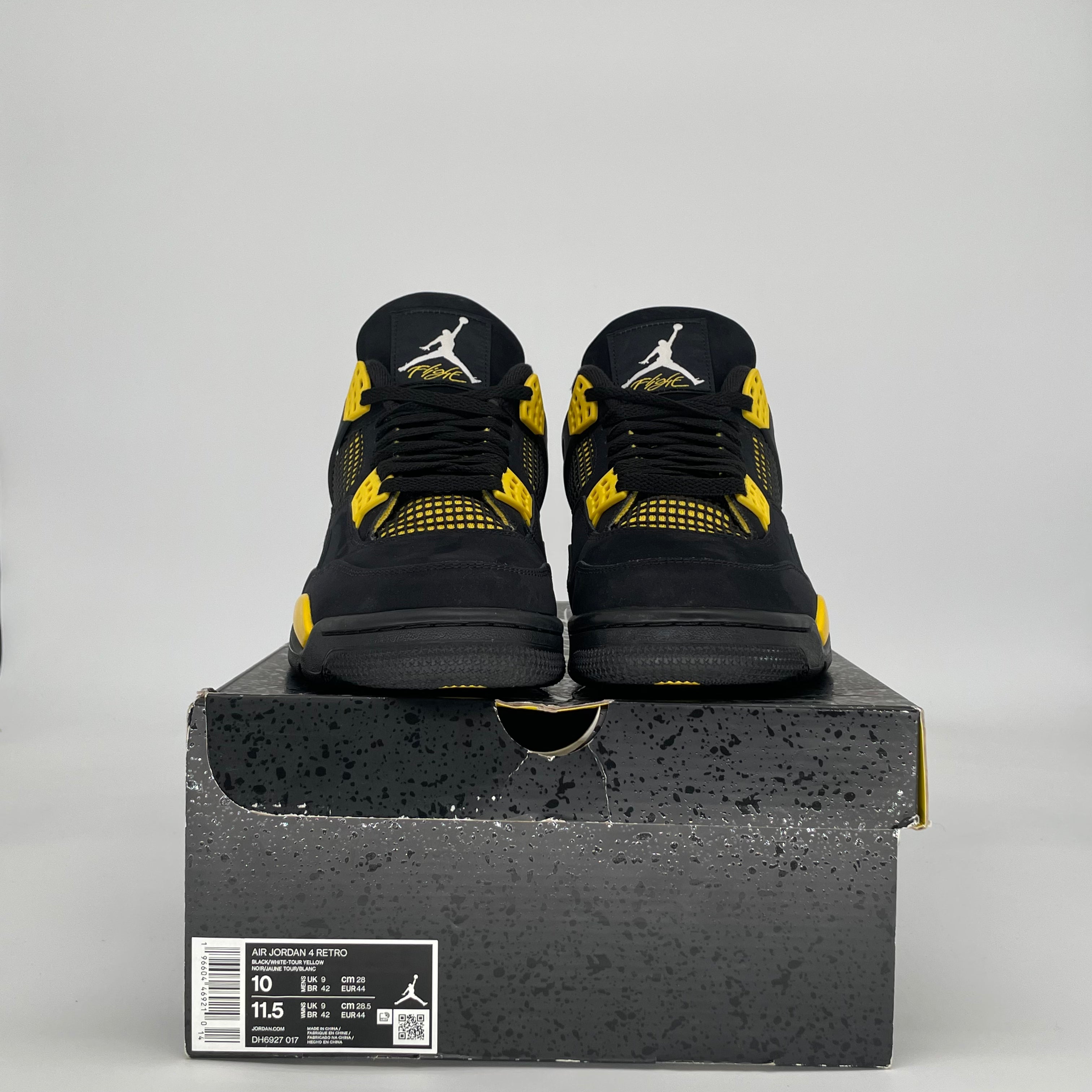 AIR JORDAN 4 THUNDER DH6927-017 SIZE 10/11.5W