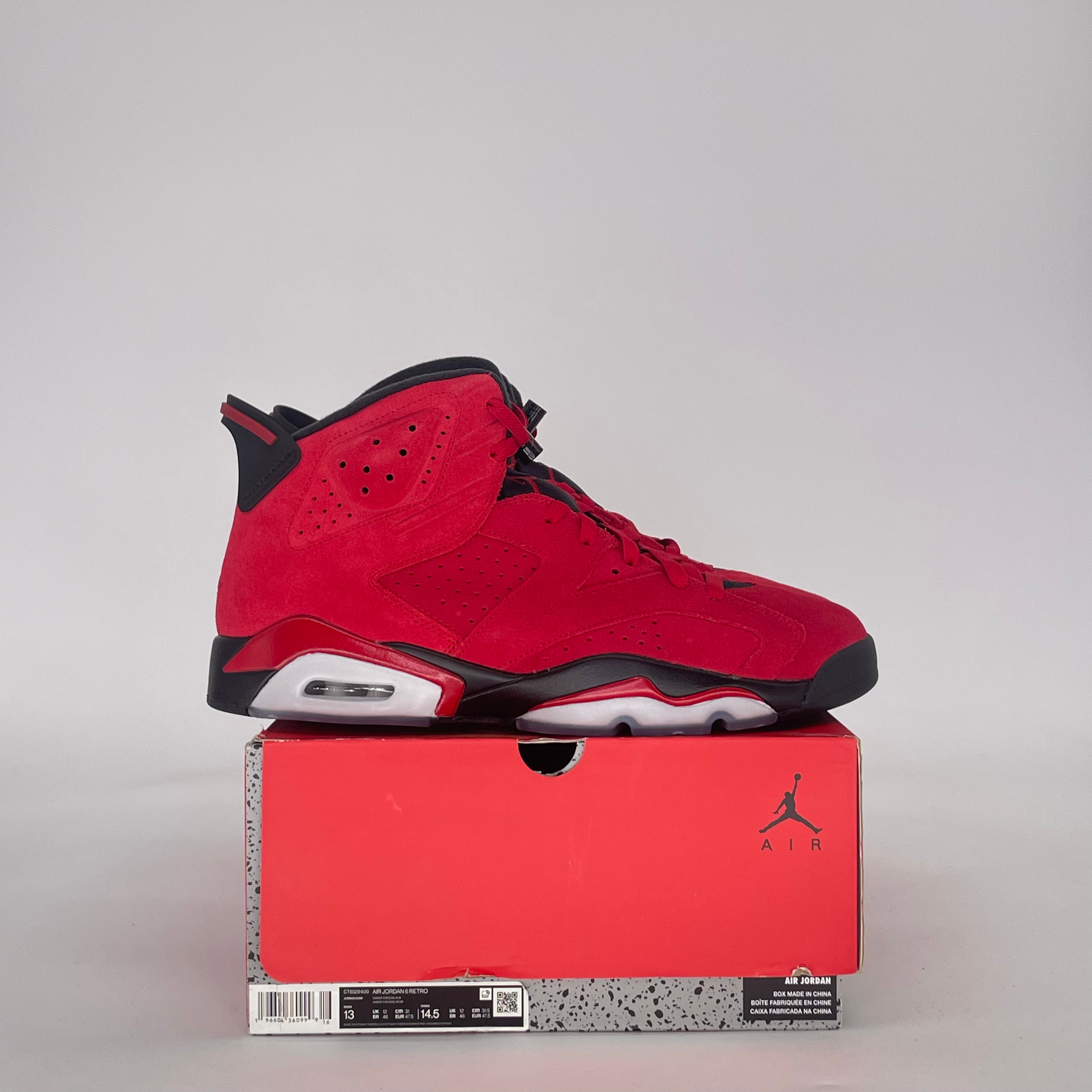 AIR JORDAN 6 TORO BRAVO CT8529-600 SIZE 13/14.5W