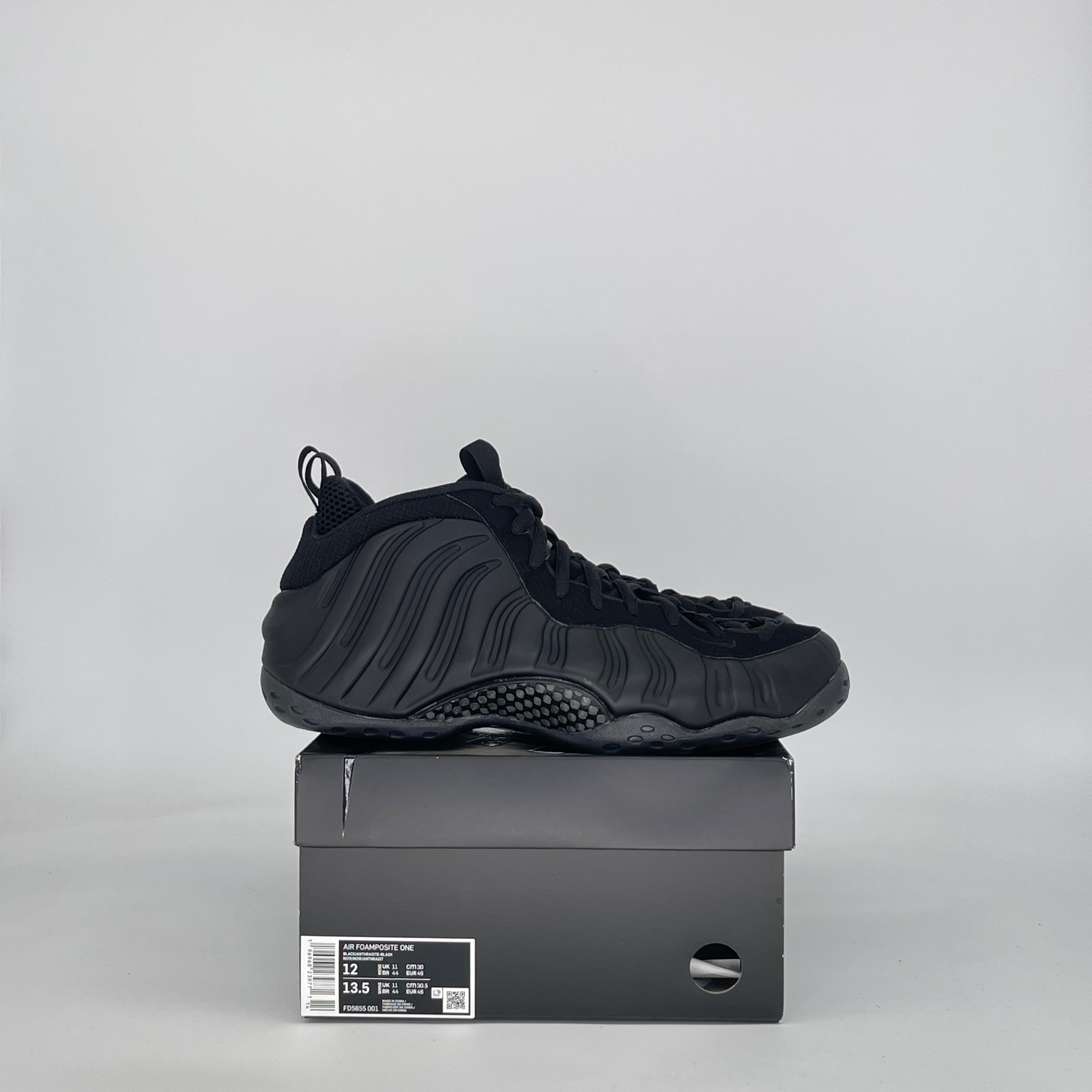 NIKE AIR FOAMPOSITE ONE ANTHRACITE (2023) FD5855-001 SIZE 12/13.5W