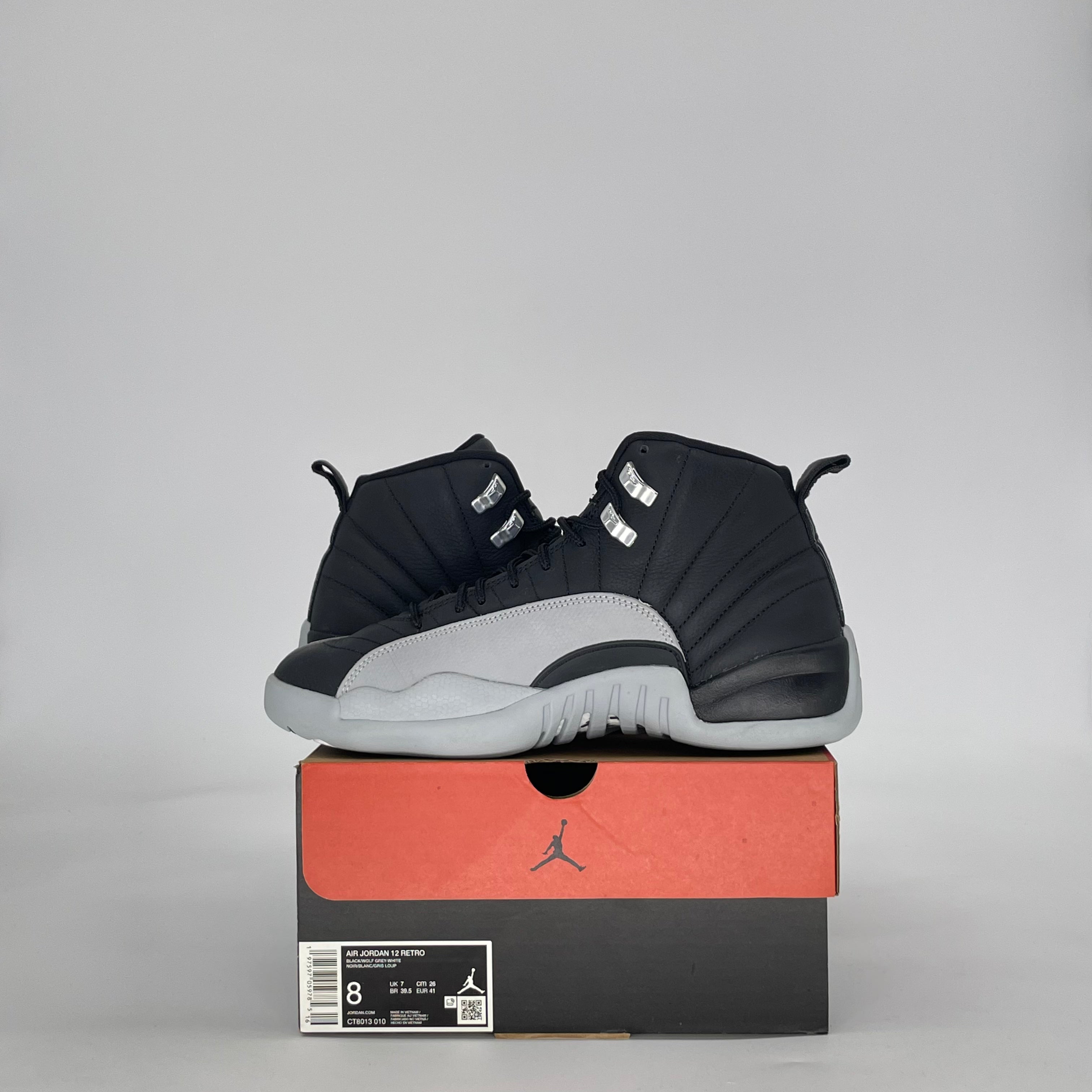 AIR JORDAN 12 BARONS CT8013-010 SIZE 8/9.5W
