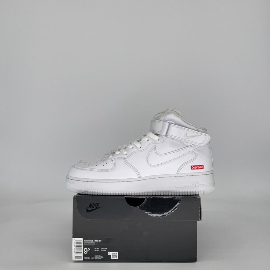 Nike Air Force 1 Mid Supreme White