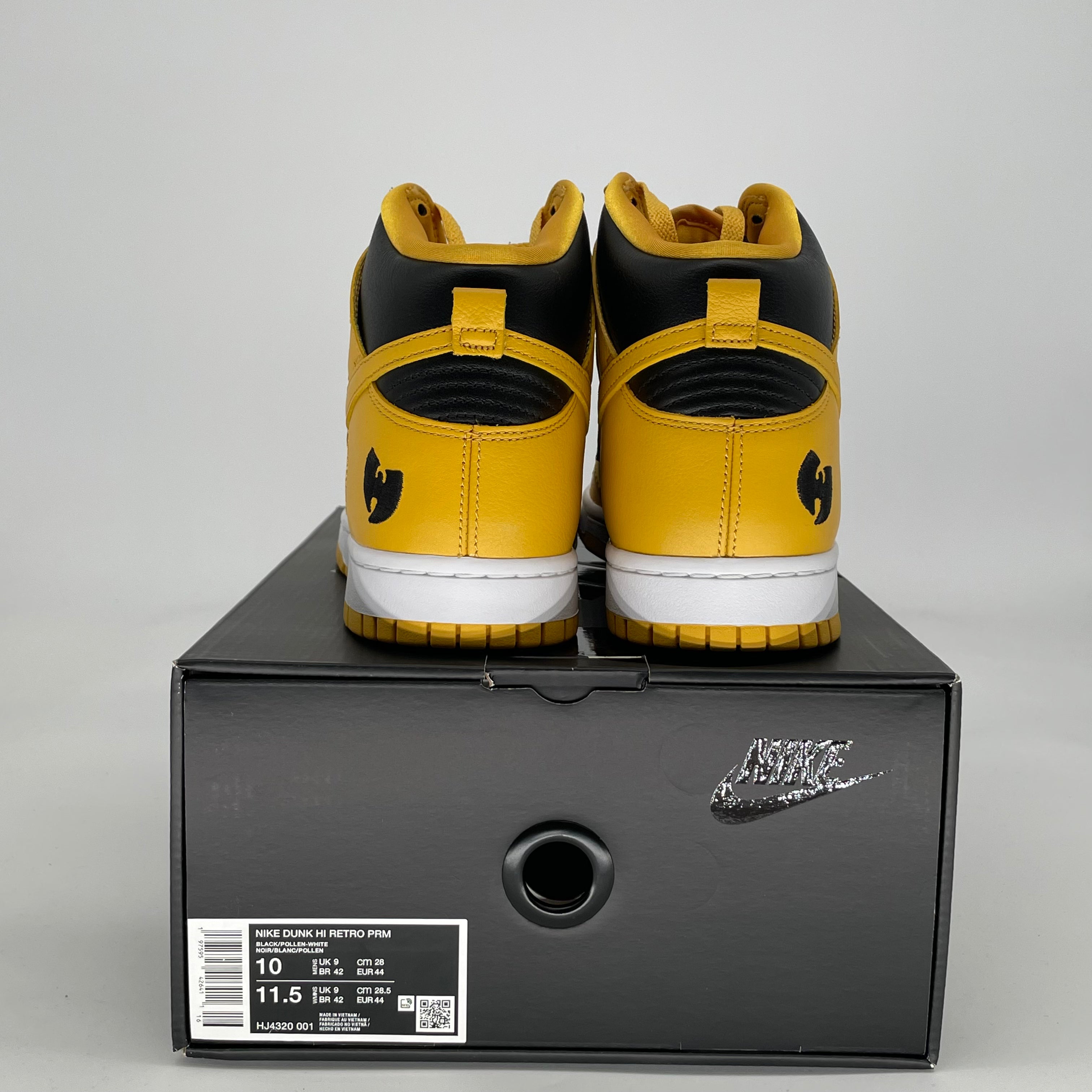 NIKE DUNK HIGH WU-TANG HJ4320-001 SIZE 10/11.5W