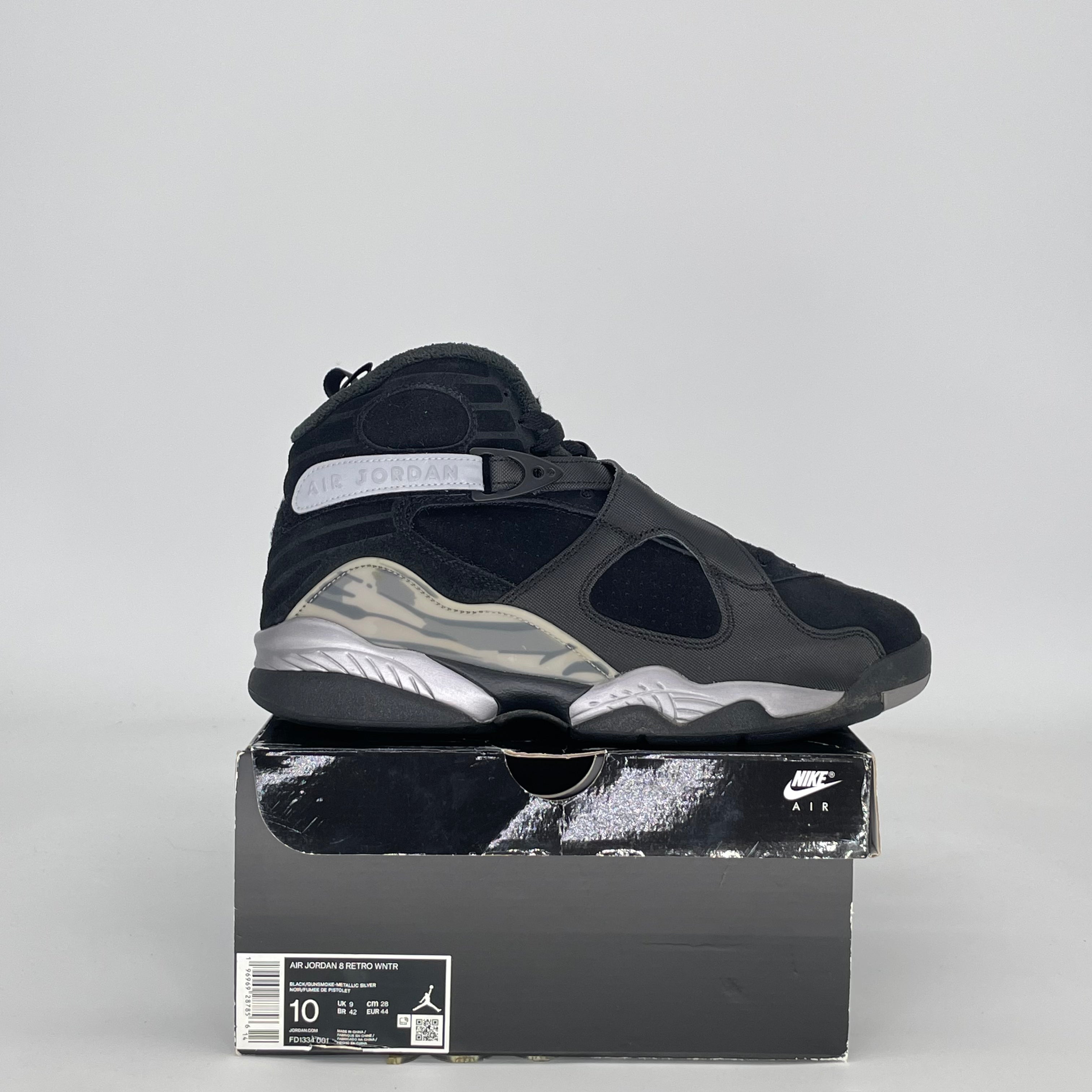 AIR JORDAN 8 WINTERIZED GUNSMOKE FD1334-001 SIZE 10/11.5W