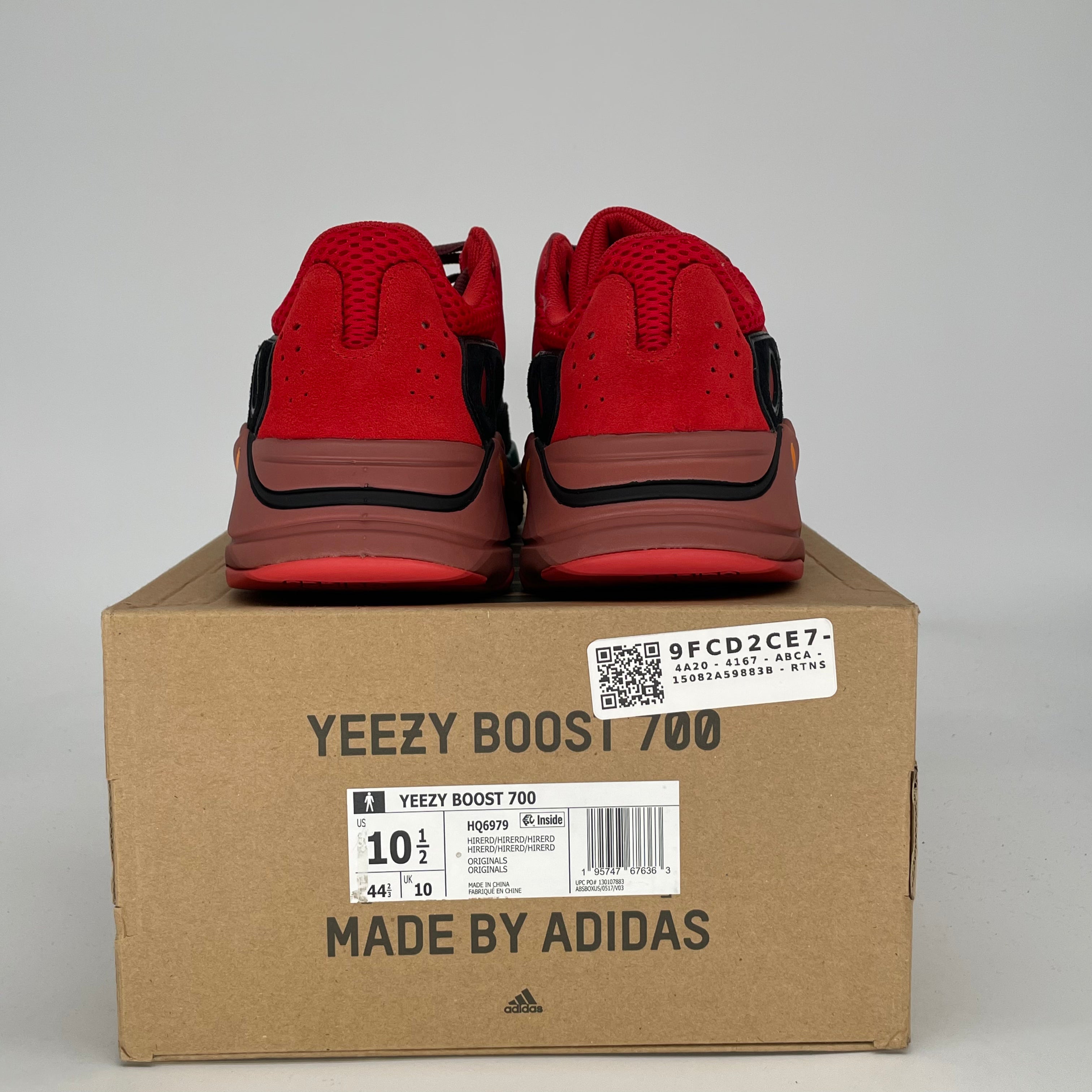 ADIDAS YEEZY 700 HI-RES RED HQ6979 SIZE 10.5/12W